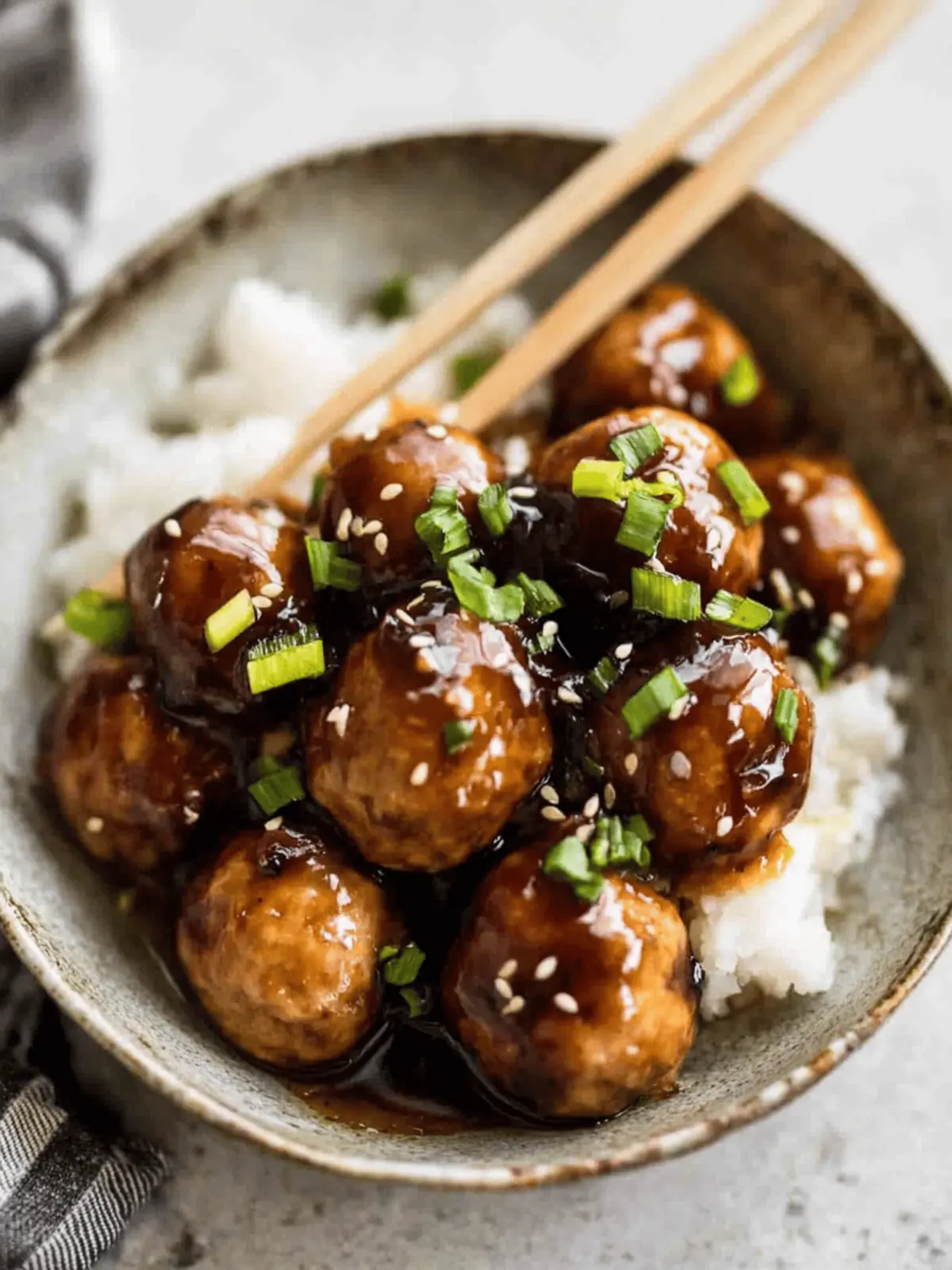 Savory Teriyaki Chicken Meatballs in 15 Minutes Flat 4 Teriyaki Chicken Meatballs