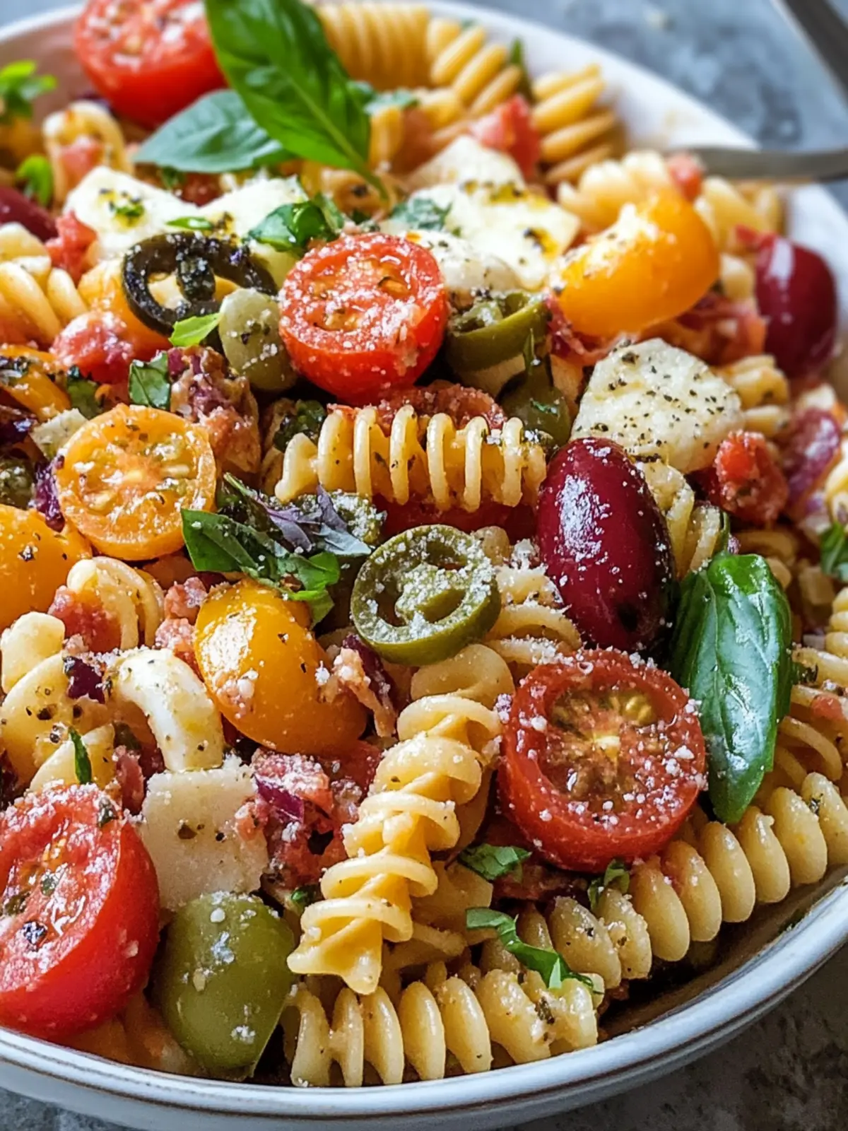 Pizza Pasta Salad: The Ultimate Summer Twist on Tradition 2 Pizza Pasta Salad