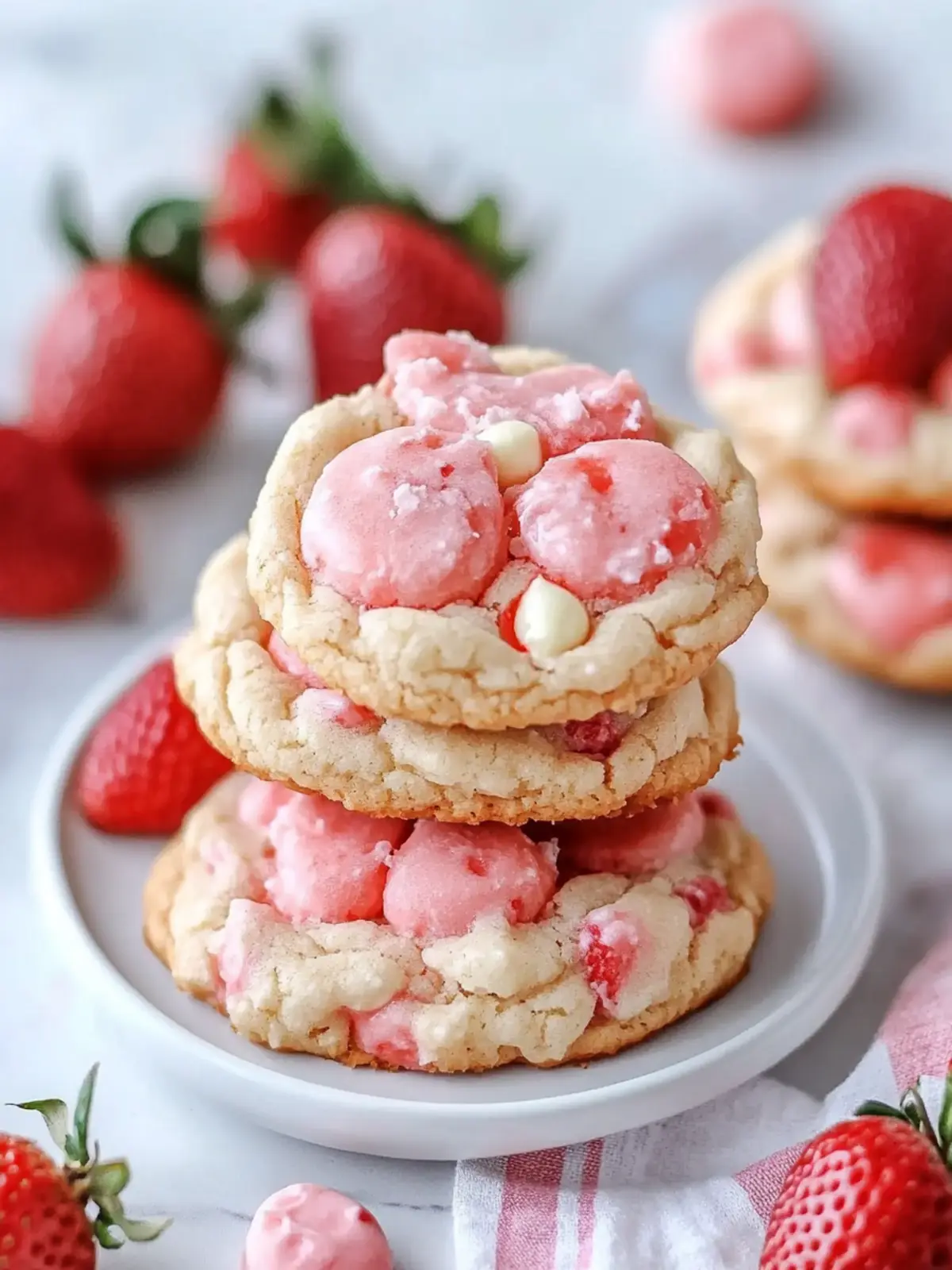 Strawberry Milkshake Cookies You Can t Resist Baking Today 2 Strawberry Milkshake Cookies