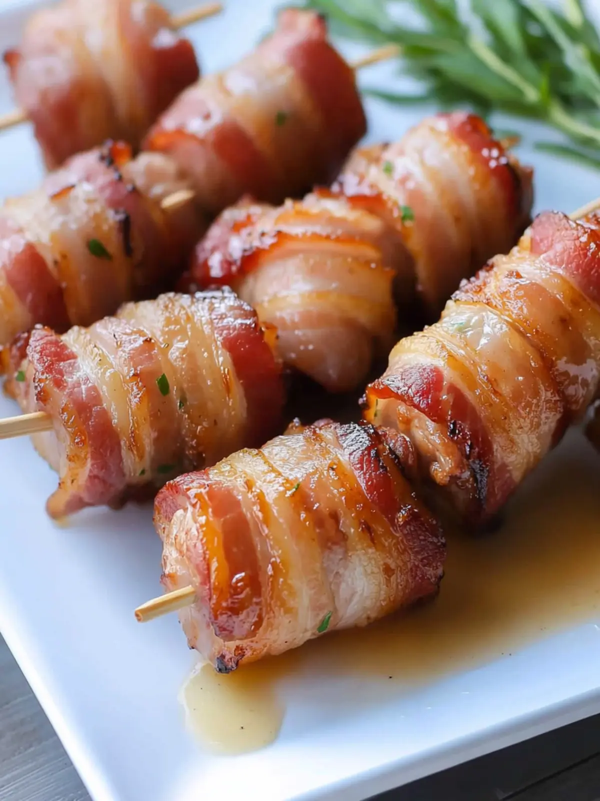 Bacon Wrapped Pork Appetizer with Maple Aioli Perfection 4 Bacon Wrapped Pork Appetizer