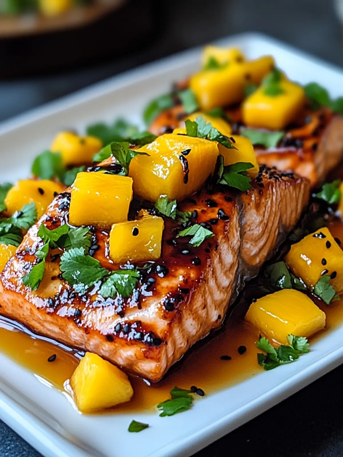 Mango Teriyaki Salmon: A Quick Tropical Twist for Dinner 3 Mango Teriyaki Salmon