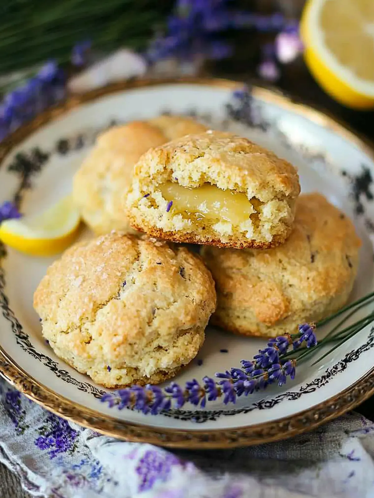 Lavender Lemon Scones with Honey Butter for Charming Brunches 3 Lavender Lemon Scones with Honey Butter