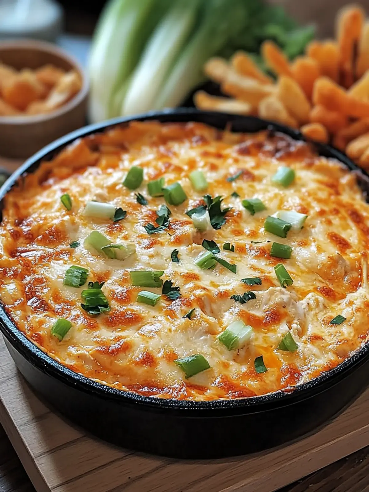 Creamy Blue Cheese Buffalo Chicken Dip That Steals the Show 3 Blue Cheese Buffalo Chicken Dip