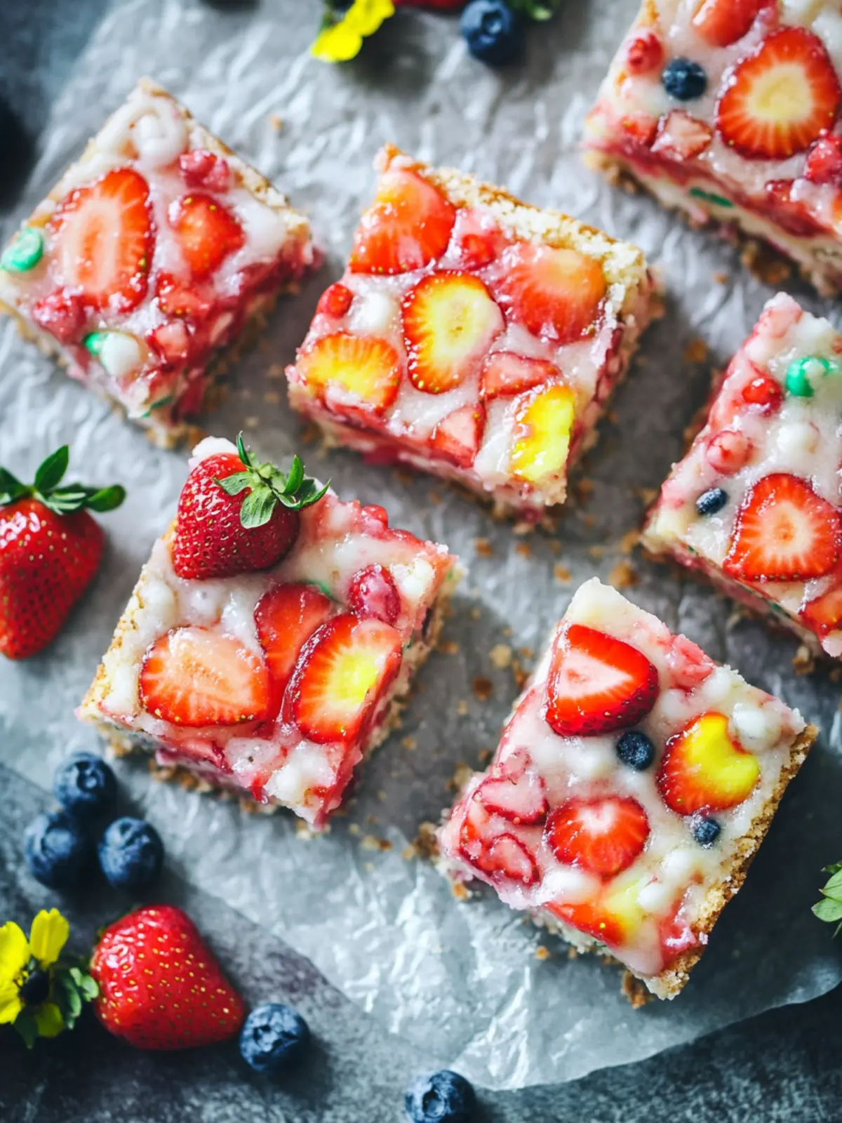 Sweet Strawberry Ooey Gooey Bars for Happy Family Moments 3 Strawberry Ooey Gooey Bars
