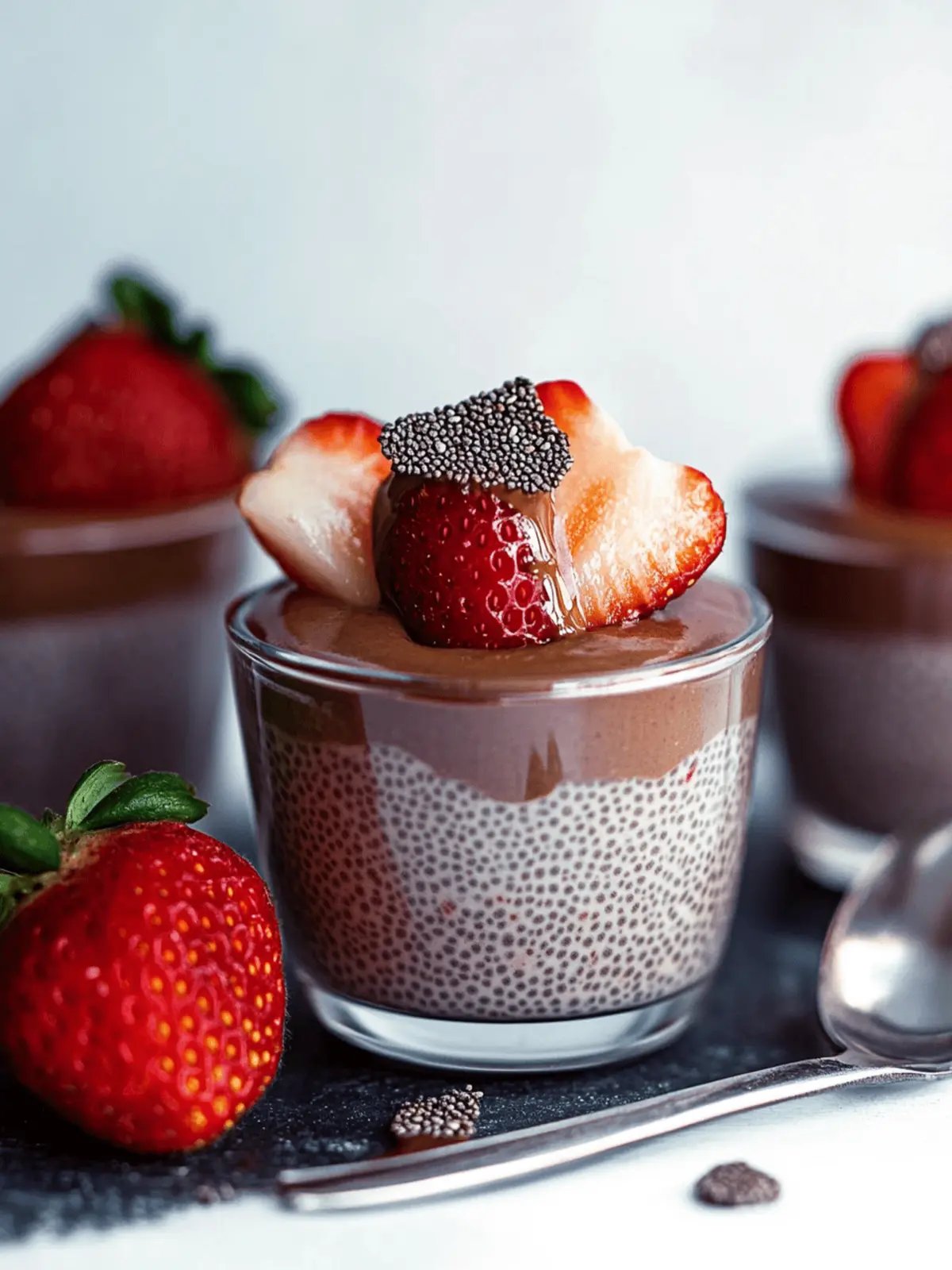 Delicious Chocolate-Covered Strawberry Chia Pudding Recipe 3 Chocolate-Covered Strawberry Chia Pudding
