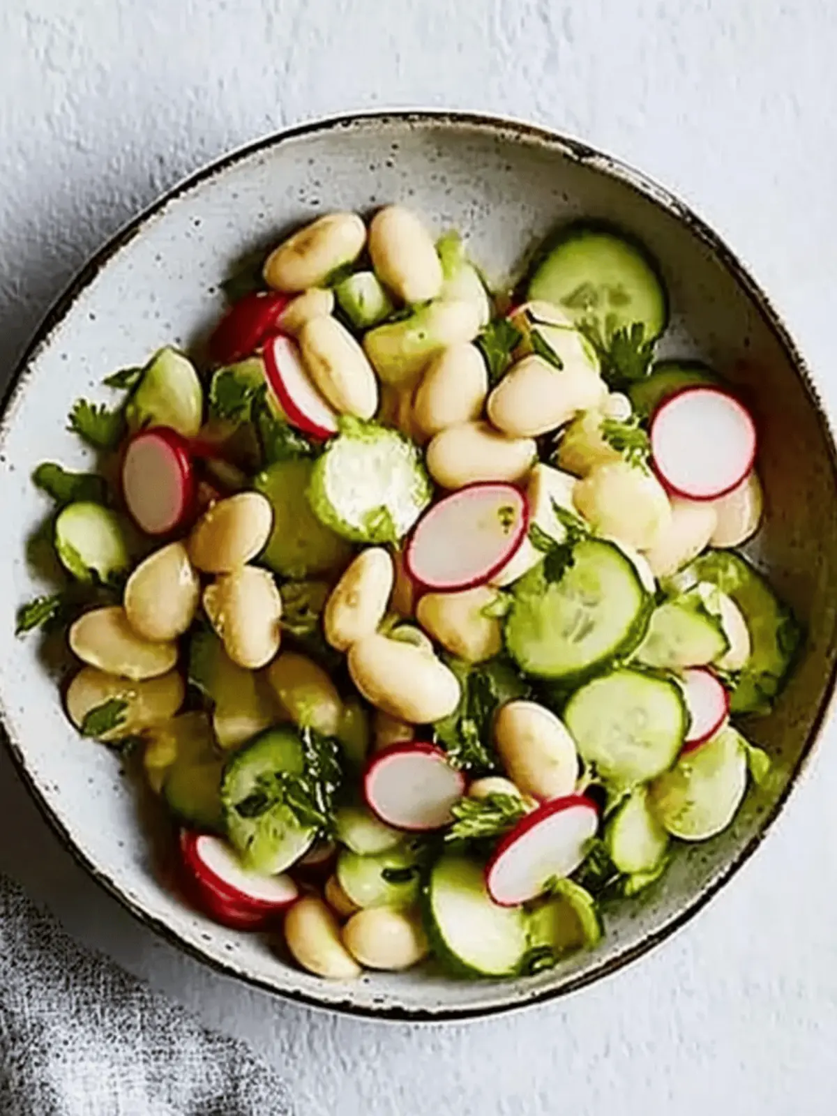 Fresh Butter Bean, Cucumber & Radish Salad to Elevate Meals 4 Butter bean, cucumber & radish salad
