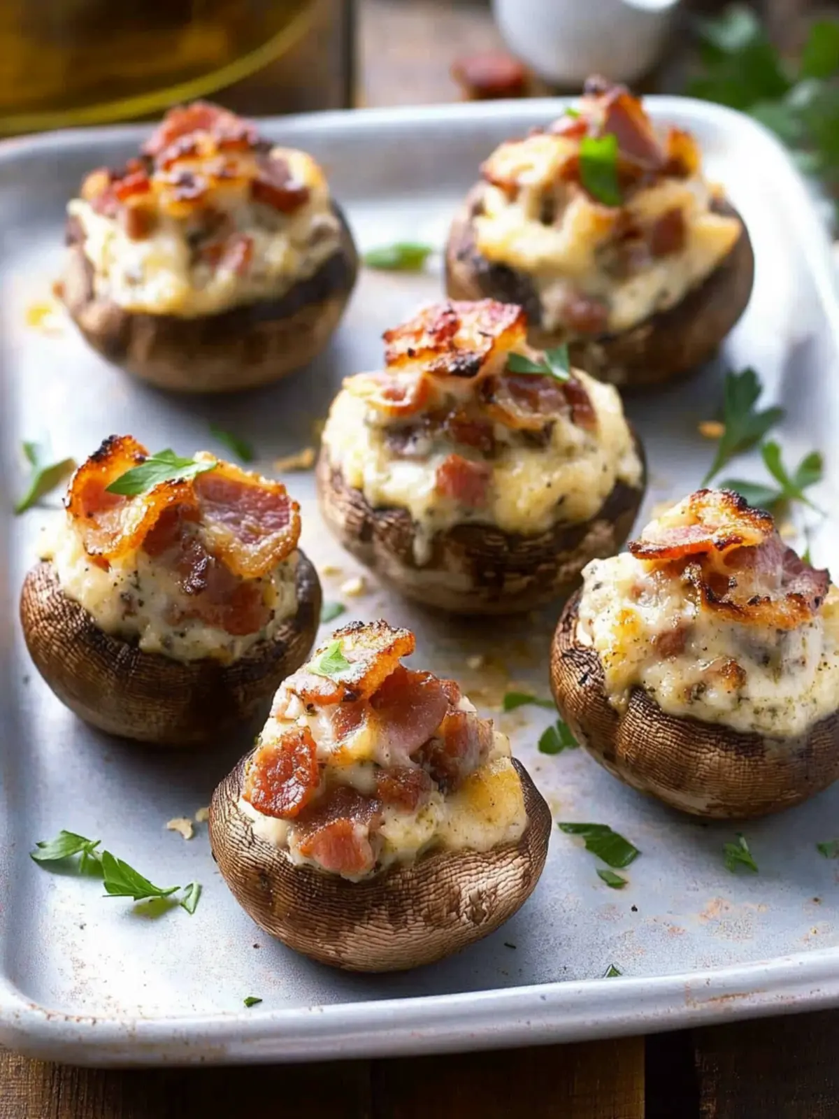 Bacon-Stuffed Mushrooms: Your New Favorite Party Appetizer 2 Bacon-Stuffed Mushrooms