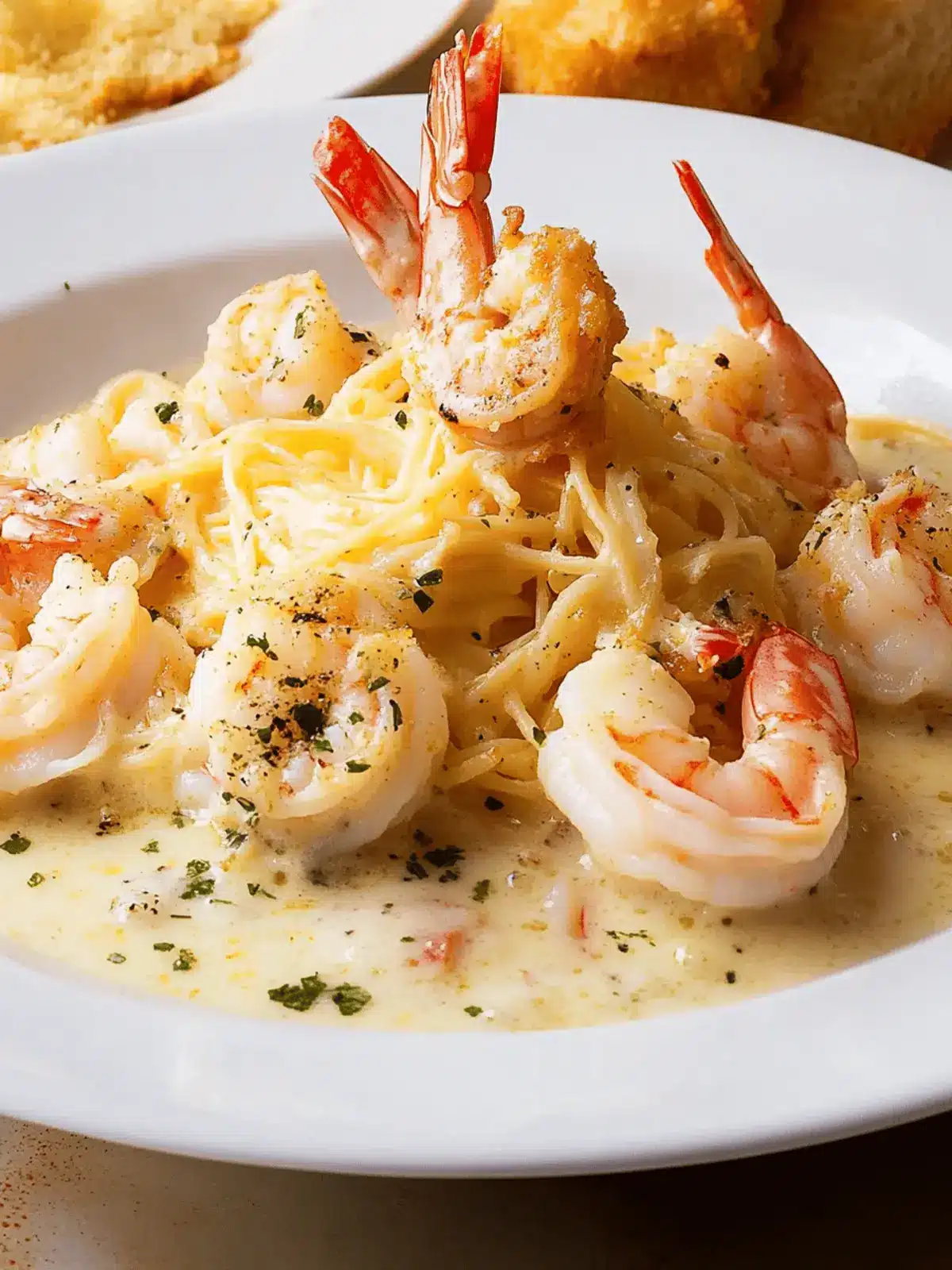 Creamy Copycat Cheesecake Factory Shrimp Scampi at Home 3 Copycat Cheesecake Factory Shrimp Scampi