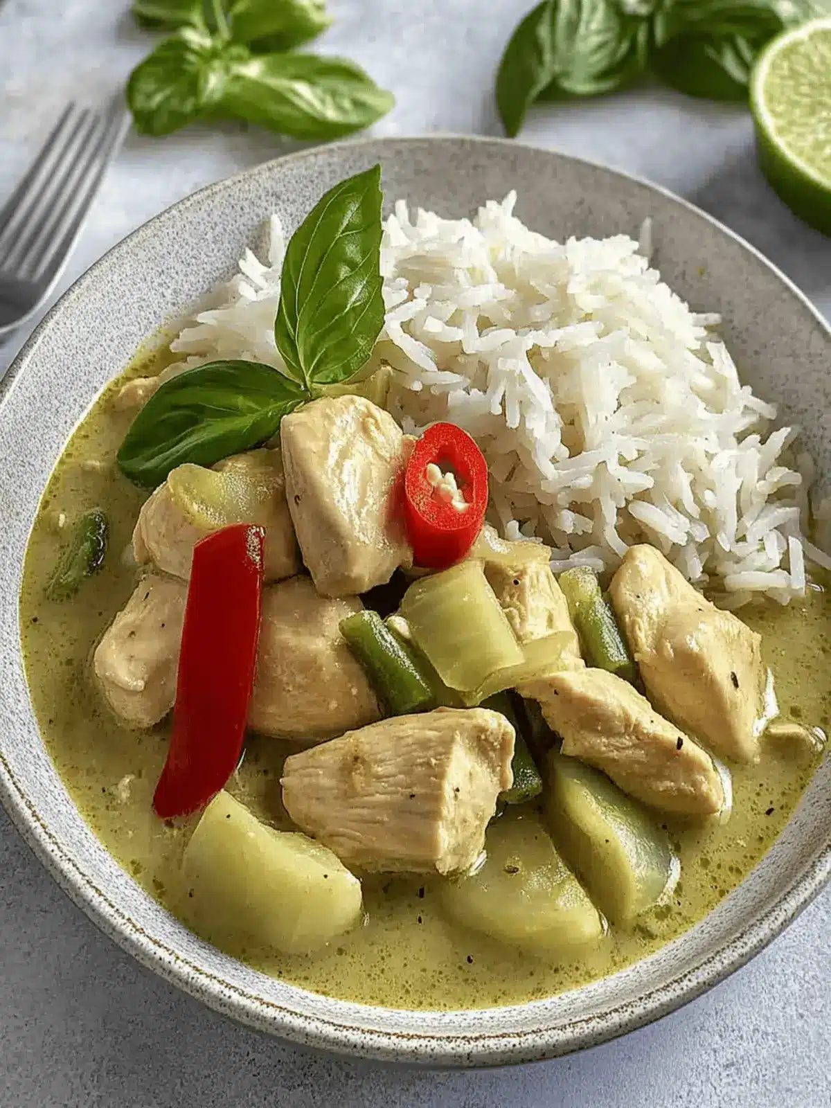 Savor the Flavor of Homemade Chicken Thai Green Curry 4 Chicken Thai Green Curry