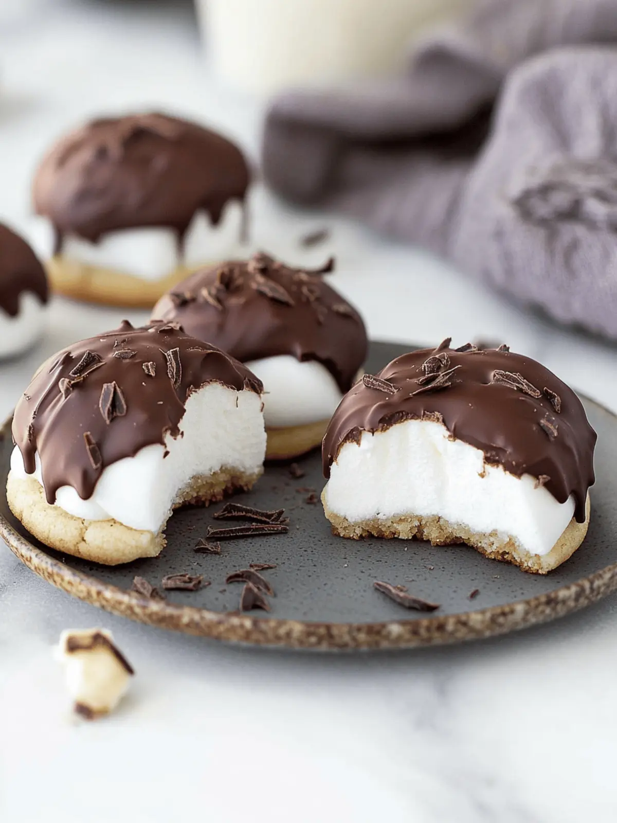 Irresistible Chocolate Covered Marshmallow Cookies for Sweet Cravings 4 Chocolate Covered Marshmallow Cookies