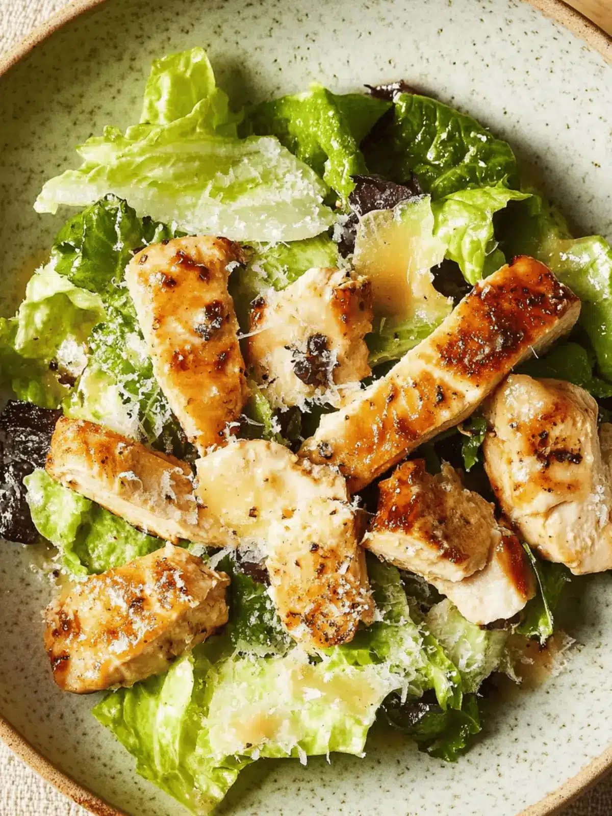 Savory Chicken Caesar Salad with Roasted Thighs Delight 2 Chicken Caesar Salad