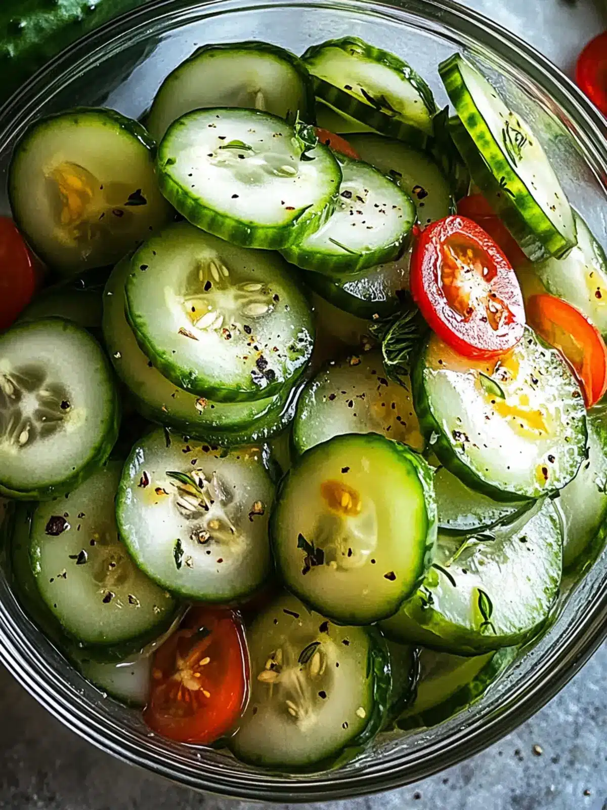 Savory Marinated Cucumbers for a Refreshing Summer Side 3 Marinated Cucumbers