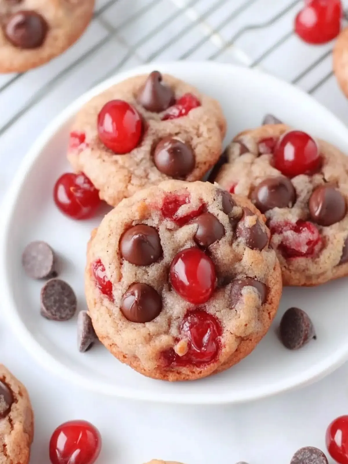 Irresistibly Soft Cherry Chocolate Chip Cookies Recipe 2 Cherry Chocolate Chip Cookies