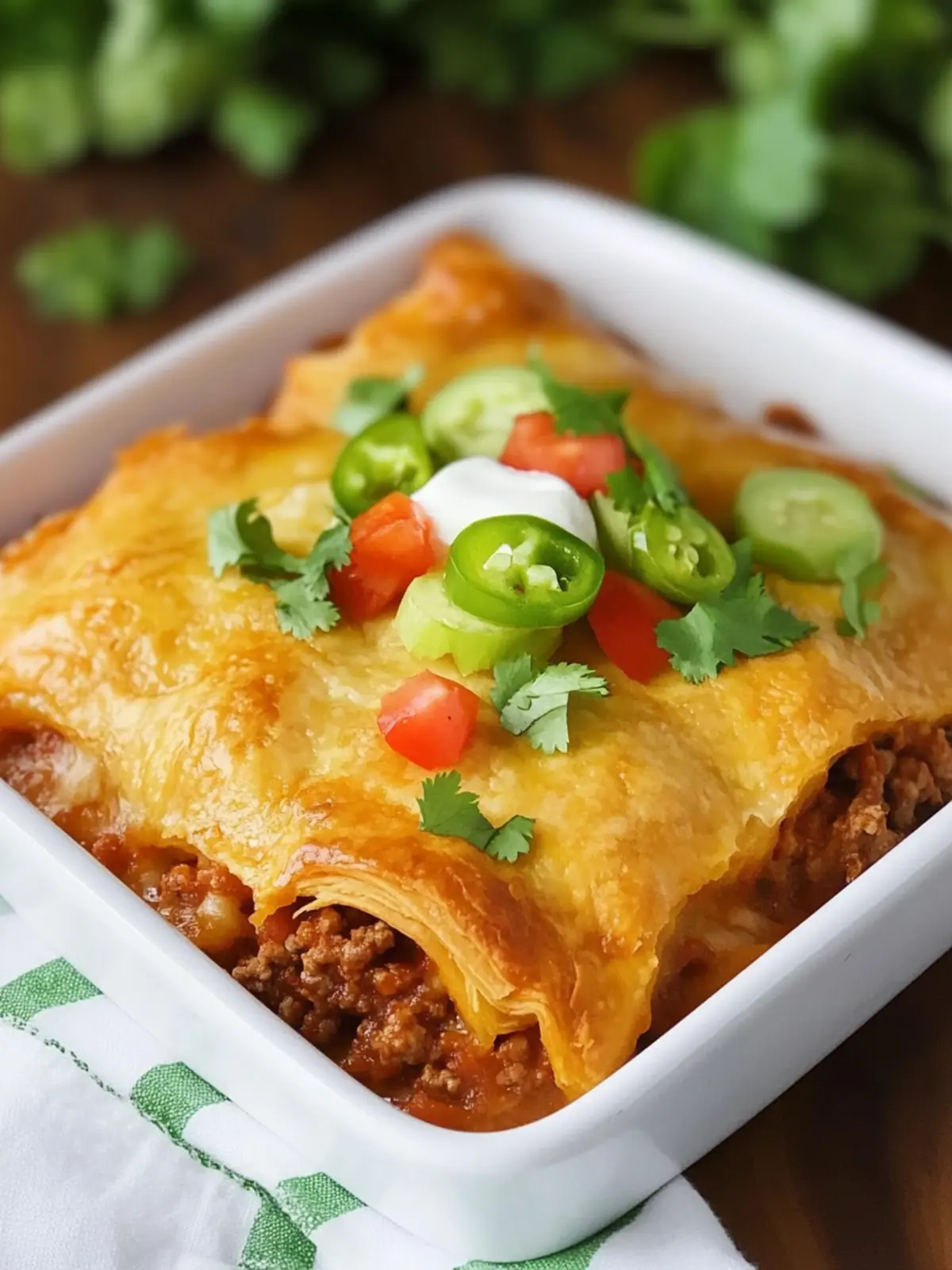 Ground Beef Crescent Roll Taco Bake: A Quick Family Favorite 3 Ground Beef Crescent Roll Taco Bake