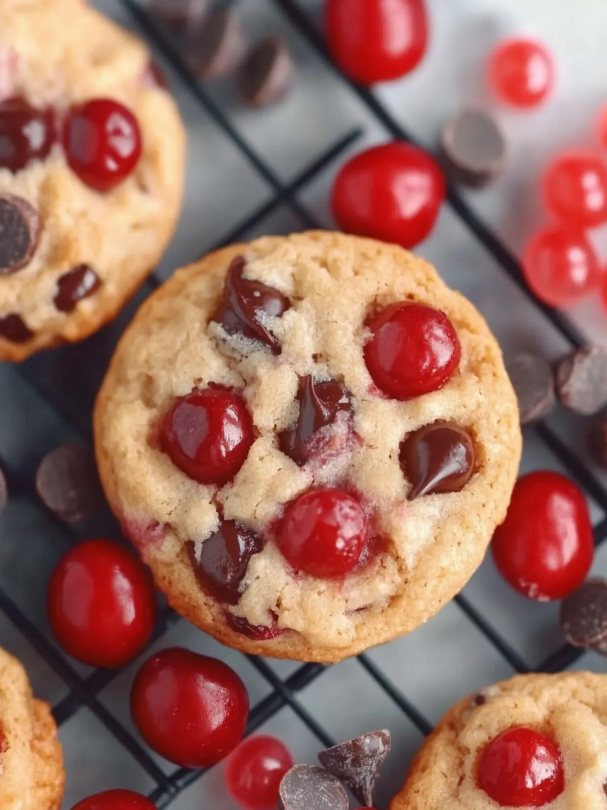 Irresistibly Soft Cherry Chocolate Chip Cookies Recipe 3 Cherry Chocolate Chip Cookies