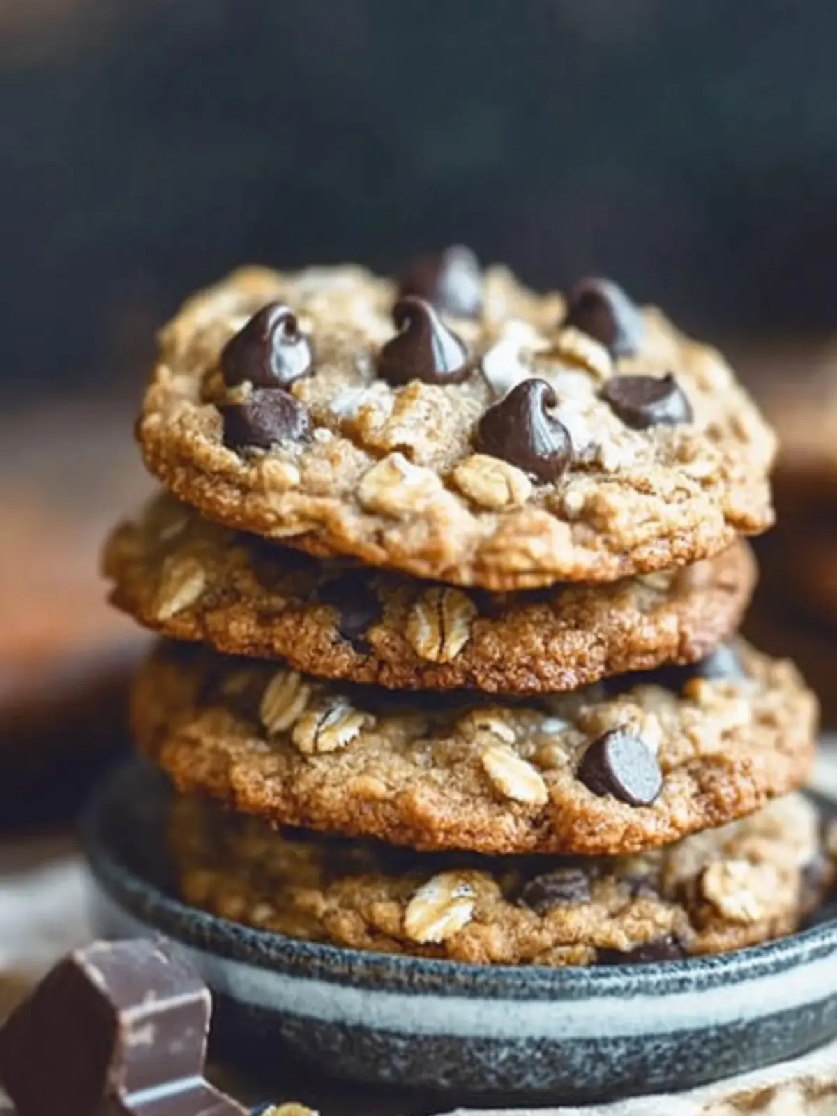 Chewy Oatmeal Chocolate Chip Cookies You ll Crave Forever 2 Oatmeal Chocolate Chip Cookies