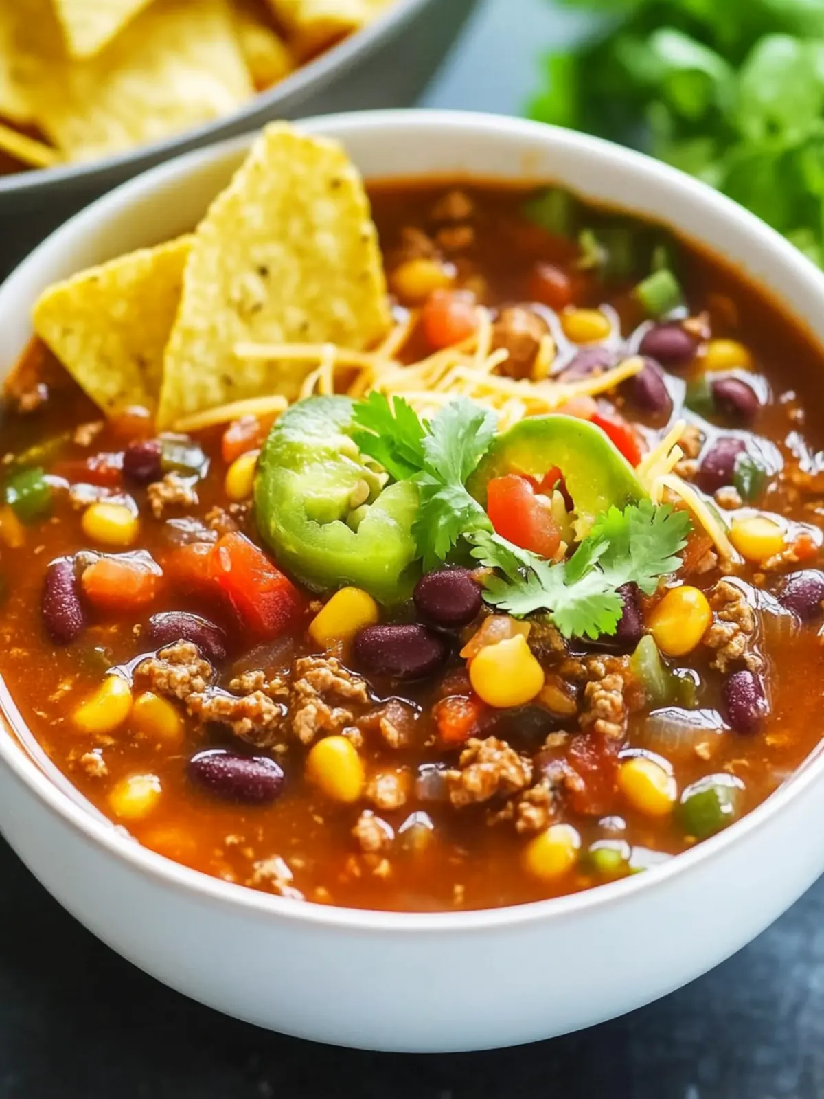 One-Pot Beef Taco Soup with Beans for Ultimate Comfort Cooking 4 One-Pot Beef Taco Soup with Beans