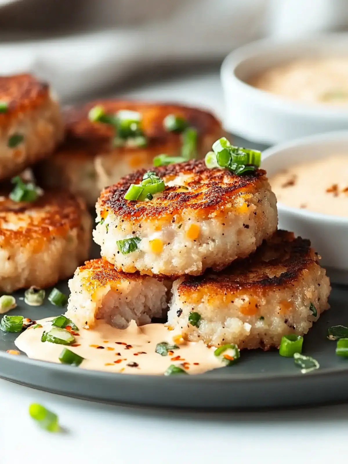 Delicious Tuna Cakes with Spicy Mayo for Quick Dinners 2 Tuna Cakes with Spicy Mayo