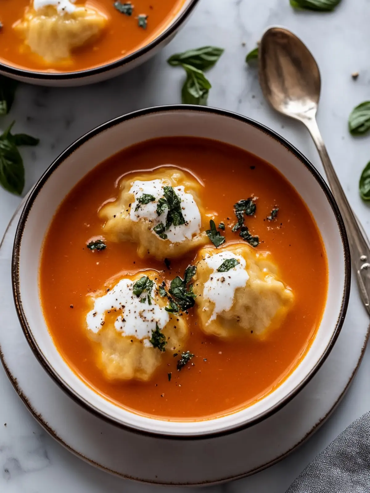 Hearty Cheese Dumpling Tomato Soup for Cozy Nights 2 Cheese Dumpling Tomato Soup