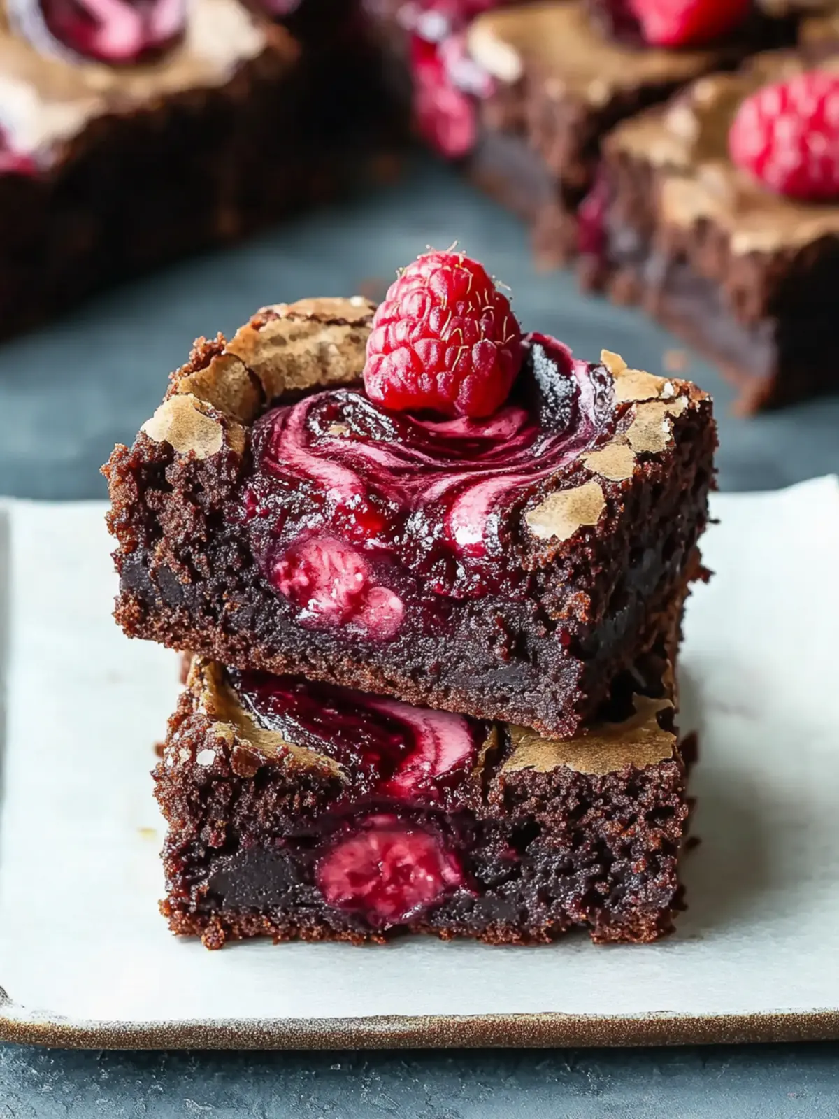 Decadent Raspberry Swirl Brownies for Ultimate Chocolate Lovers 3 Decadent Raspberry Swirl Brownies