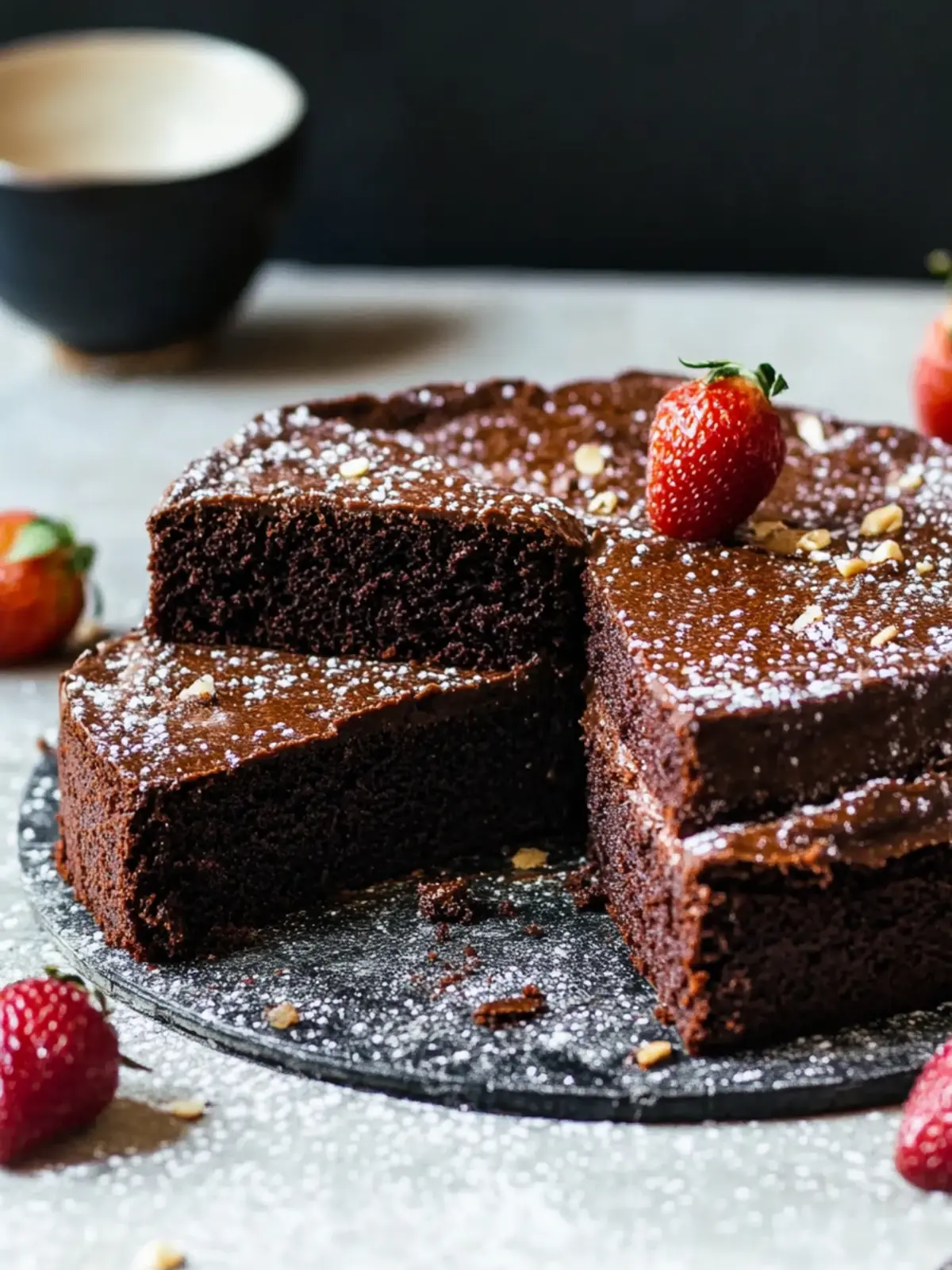 Decadent Flourless Chocolate Fudge Cake for Easy Indulgence 2 Flourless Chocolate Fudge Cake