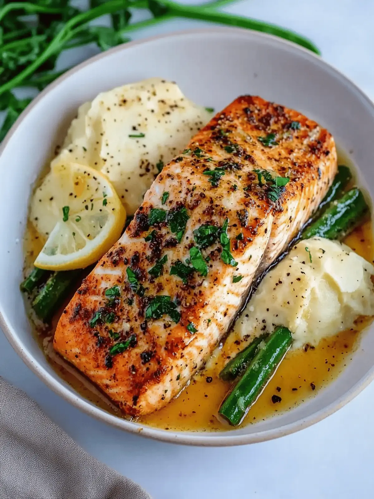 Baked Lemon Garlic Butter Salmon in Just 15 Minutes 2 Baked Lemon Garlic Butter Salmon