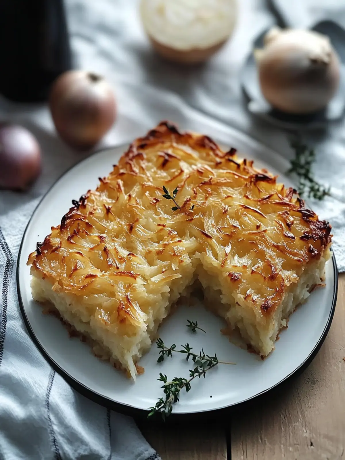Irresistible Onion Kugel: A Fluffy Comfort Food Classic 4 Irresistible Onion Kugel