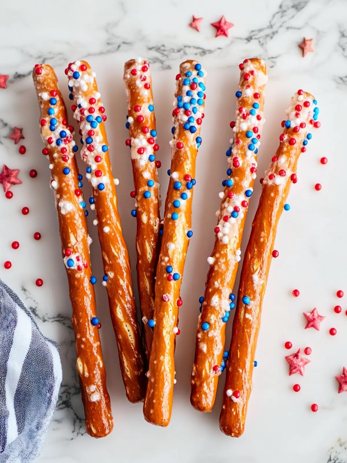 Firecracker Pretzel Rods: Festive Crunch for July 4th Fun 2 Firecracker Pretzel Rods