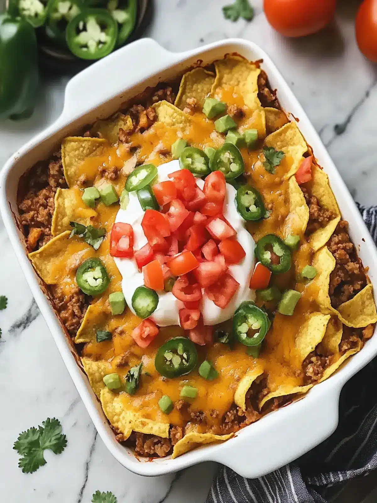 Savory Walking Taco Casserole: Quick Comfort Food Delight 2 Savory Walking Taco Casserole