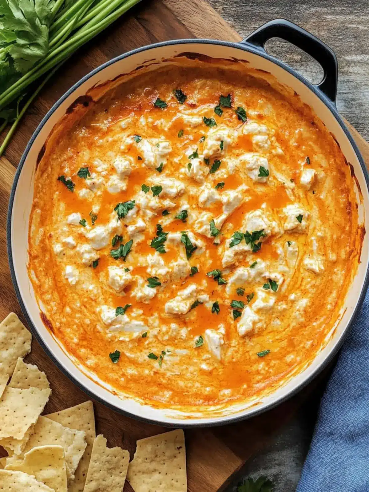 Creamy Quick Stovetop Buffalo Chicken Dip for Easy Parties 2 Quick Stovetop Buffalo Chicken Dip
