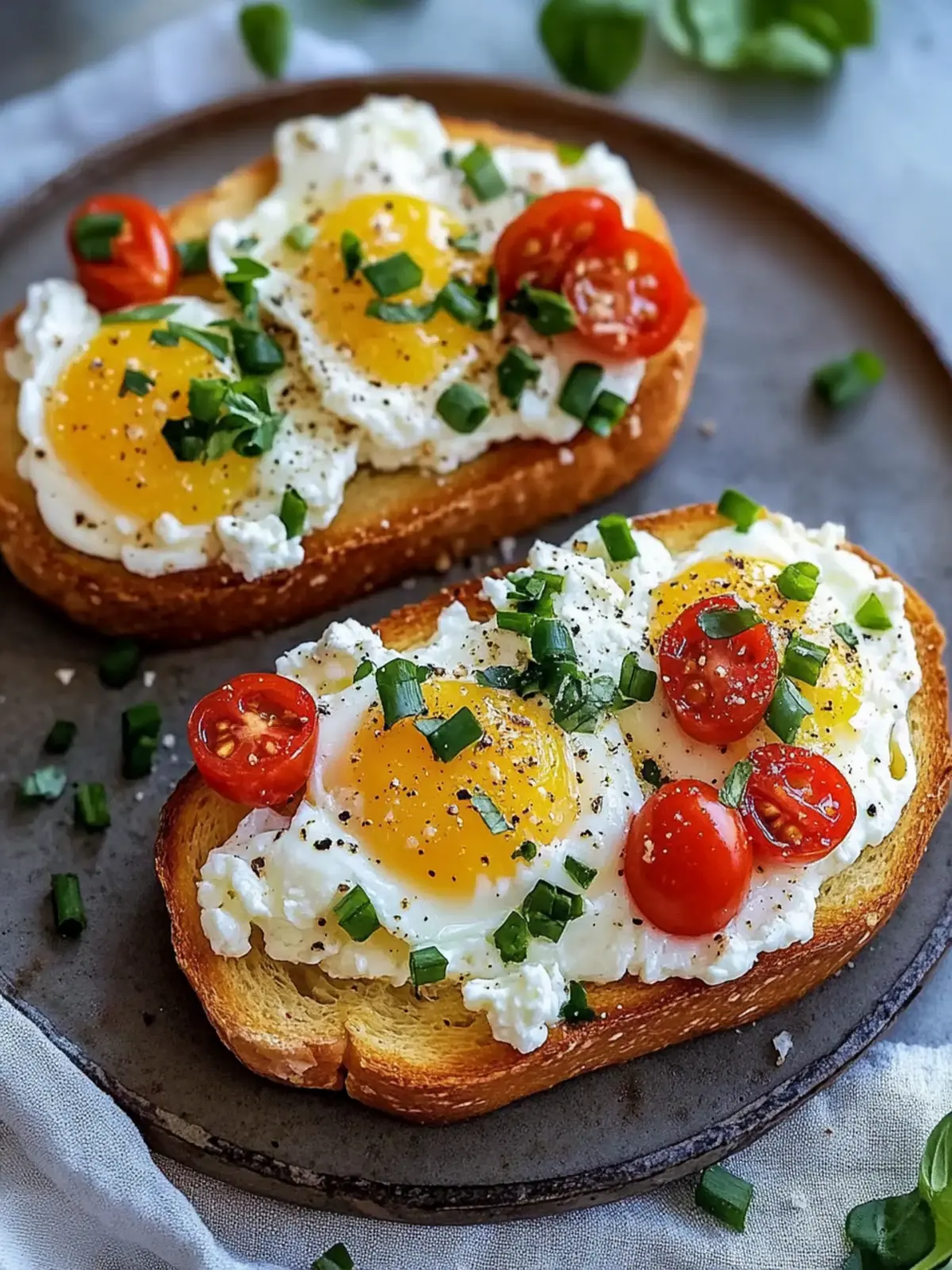 Satisfying Egg and Ricotta Toast for Quick Morning Bliss 4 Egg and Ricotta Toast