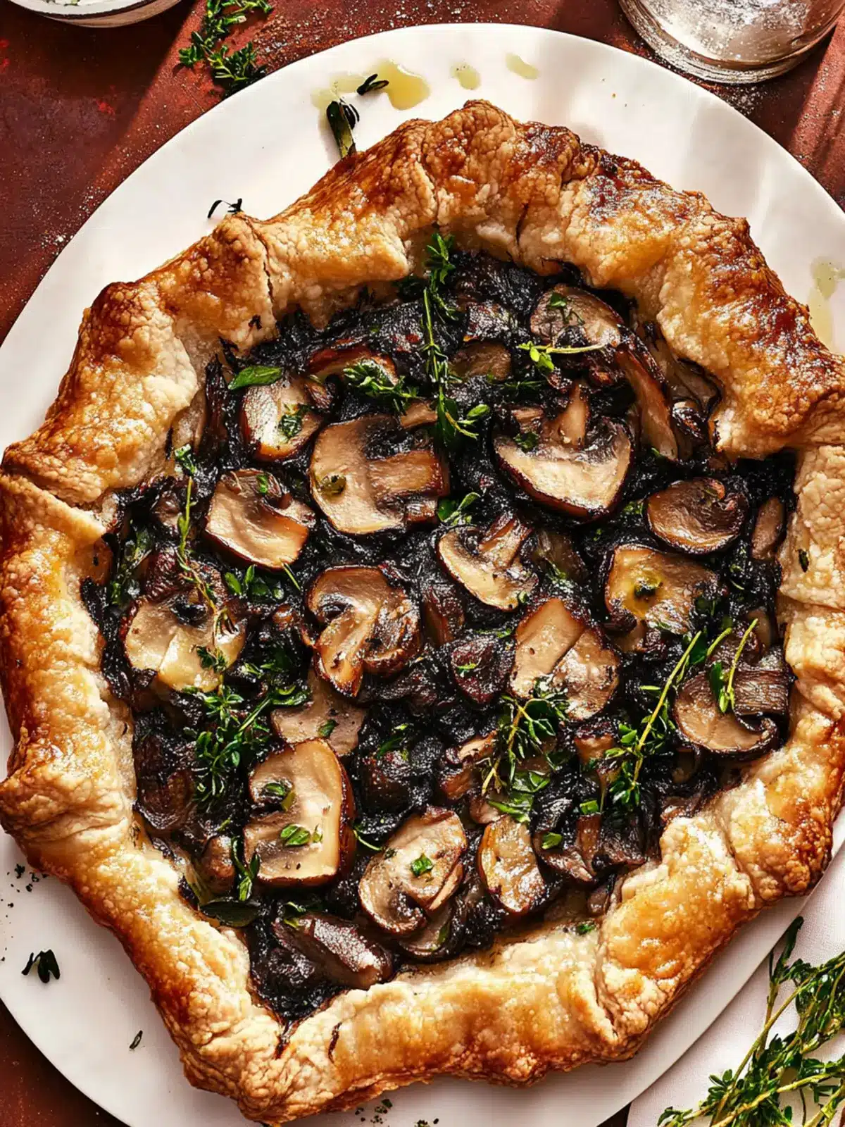 Irresistible Cheesy Mushroom Galette You ll Crave Again 3 Cheesy Mushroom Galette