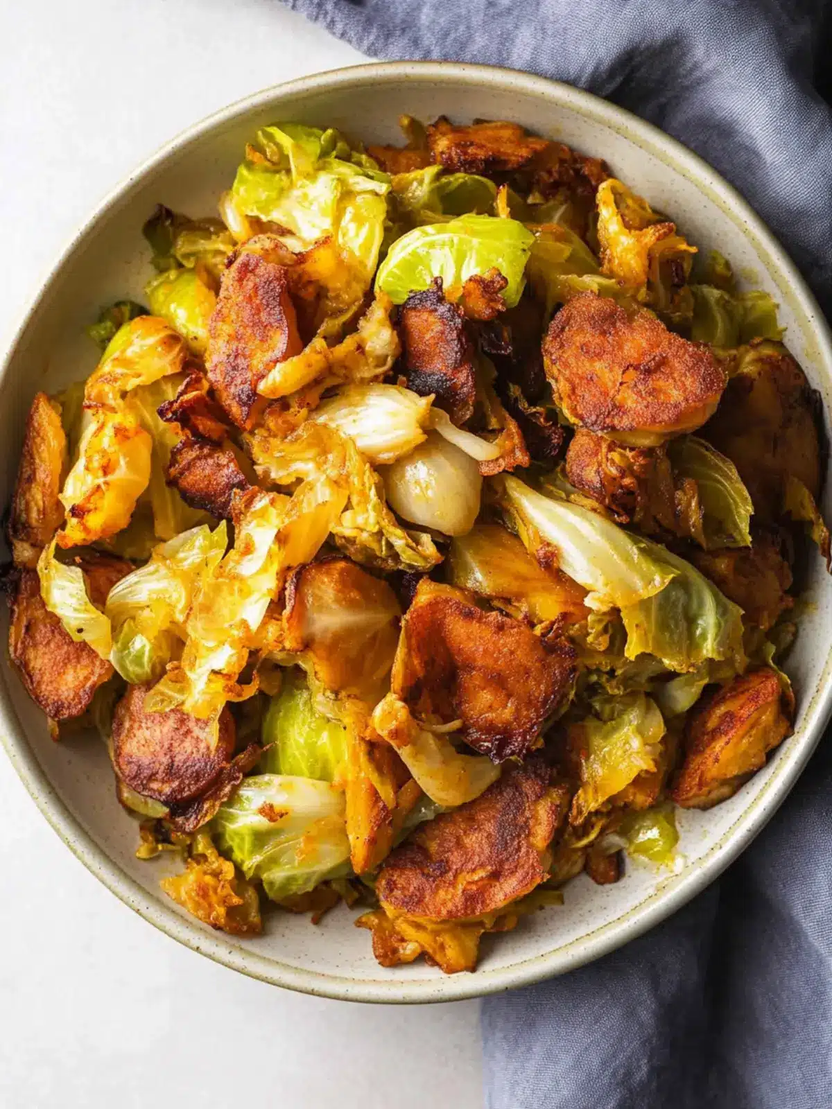 Delicious Southern Fried Cabbage with Bacon for Comfort Food 2 Southern Fried Cabbage