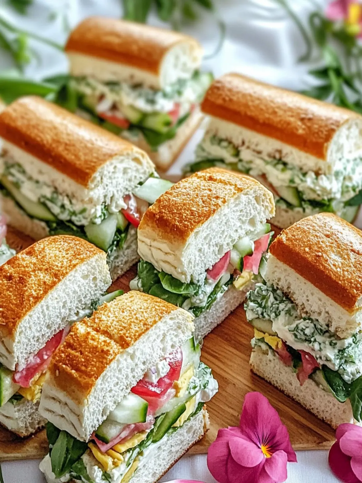 Mothers Day Tea Sandwiches with Zesty Lemon Butter Delight 2 Mothers Day Tea Sandwiches