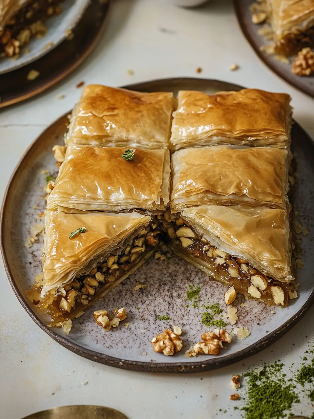Irresistible Baklava with Walnut Filling Made Easy at Home 4 Baklava with walnut filling