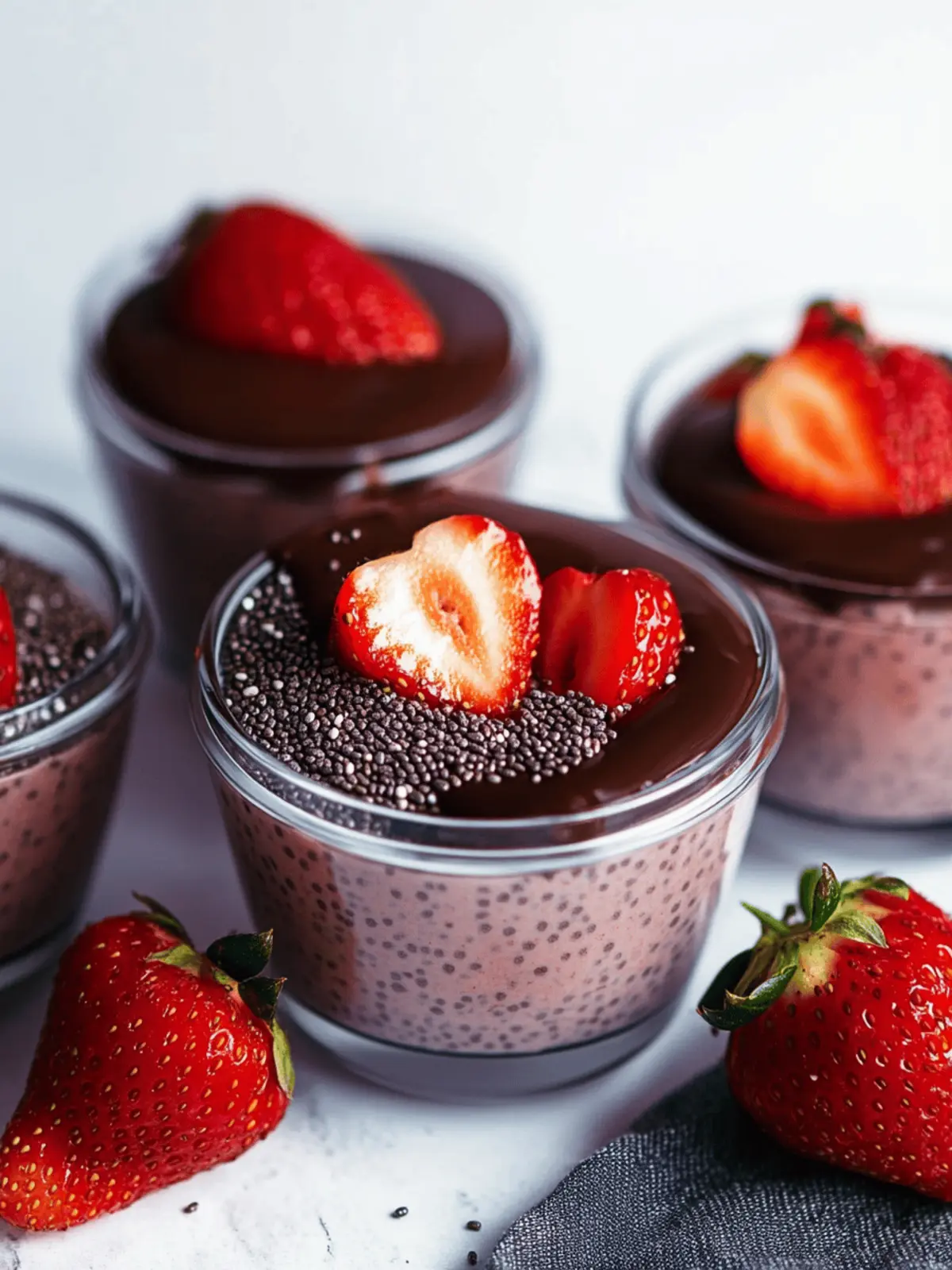 Delicious Chocolate-Covered Strawberry Chia Pudding Recipe 2 Chocolate-Covered Strawberry Chia Pudding