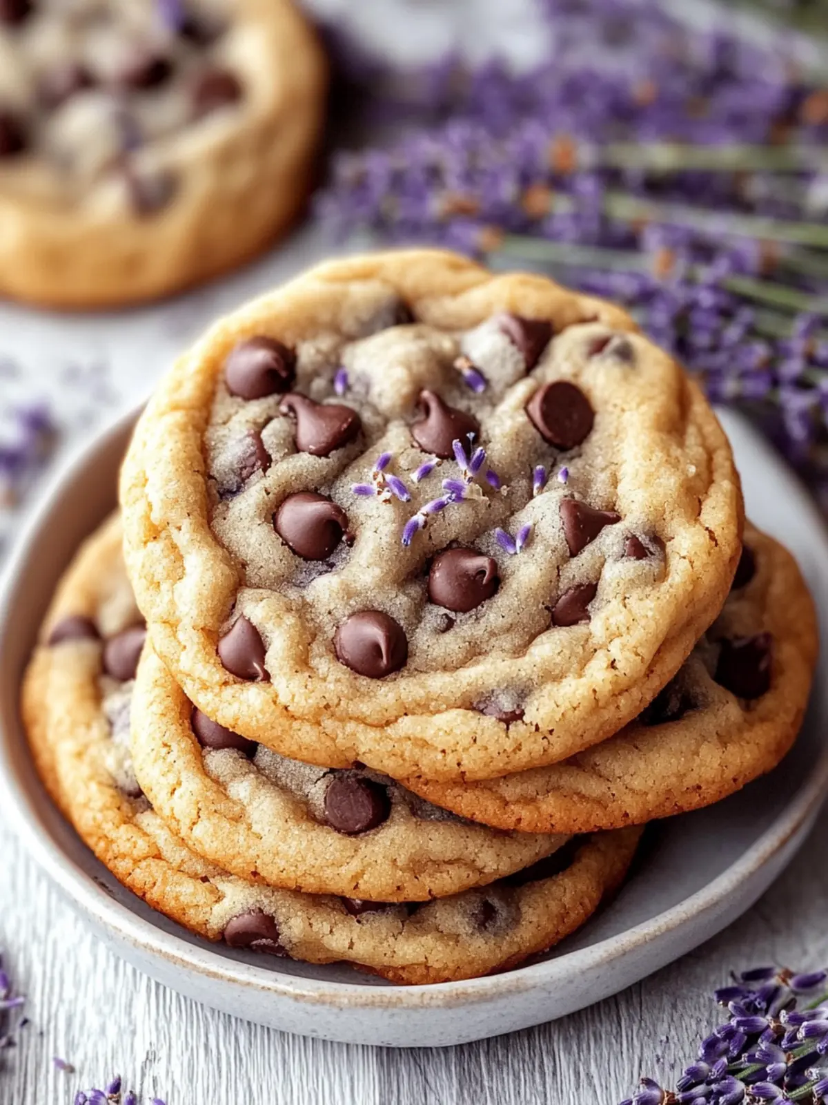 Lavender Chocolate Chip Cookies for a Cozy Flavor Journey 3 Lavender Chocolate Chip Cookies