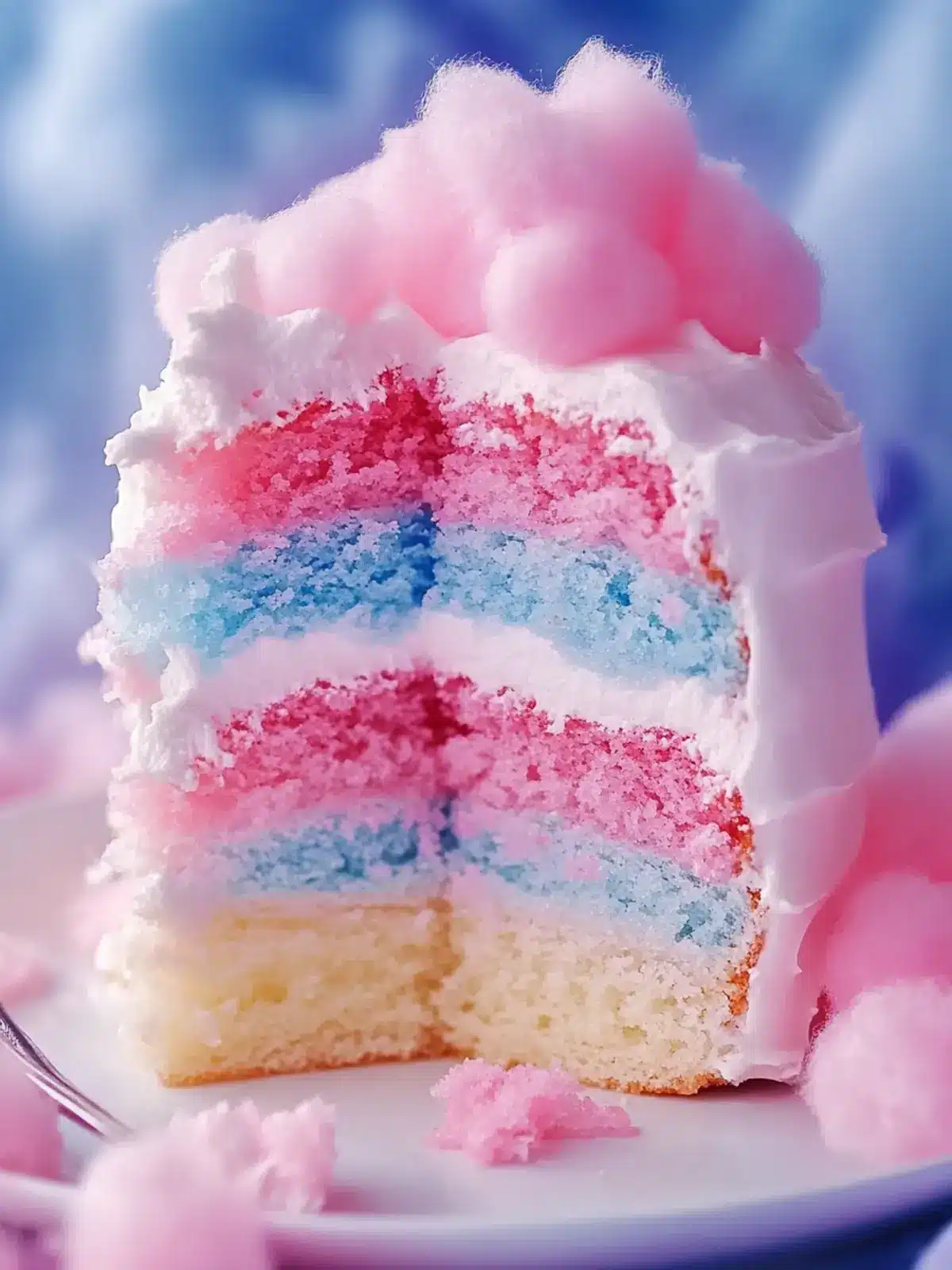 Fluffy Cotton Candy Cake That Will Sweeten Your Day 2 Fluffy Cotton Candy Cake