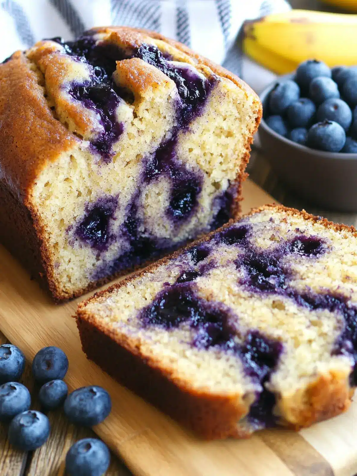 Blueberry Cinnamon Swirl Banana Bread Bliss for Breakfast 3 Blueberry Cinnamon Swirl Banana Bread
