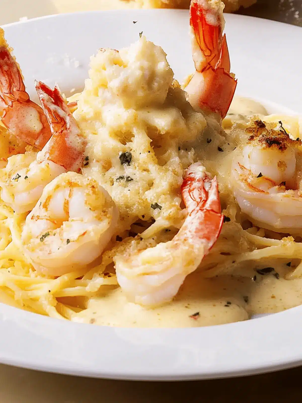Creamy Copycat Cheesecake Factory Shrimp Scampi at Home 4 Copycat Cheesecake Factory Shrimp Scampi