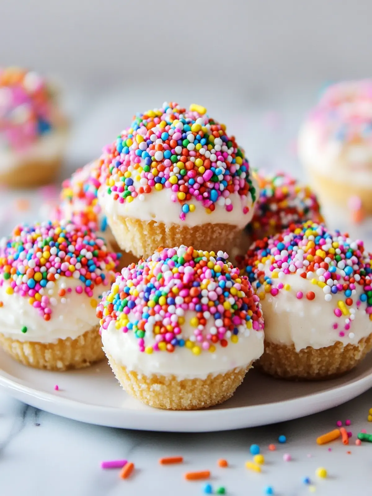 Irresistible Funfetti Cheesecake Bites for Effortless Joy 4 Funfetti Cheesecake Bites