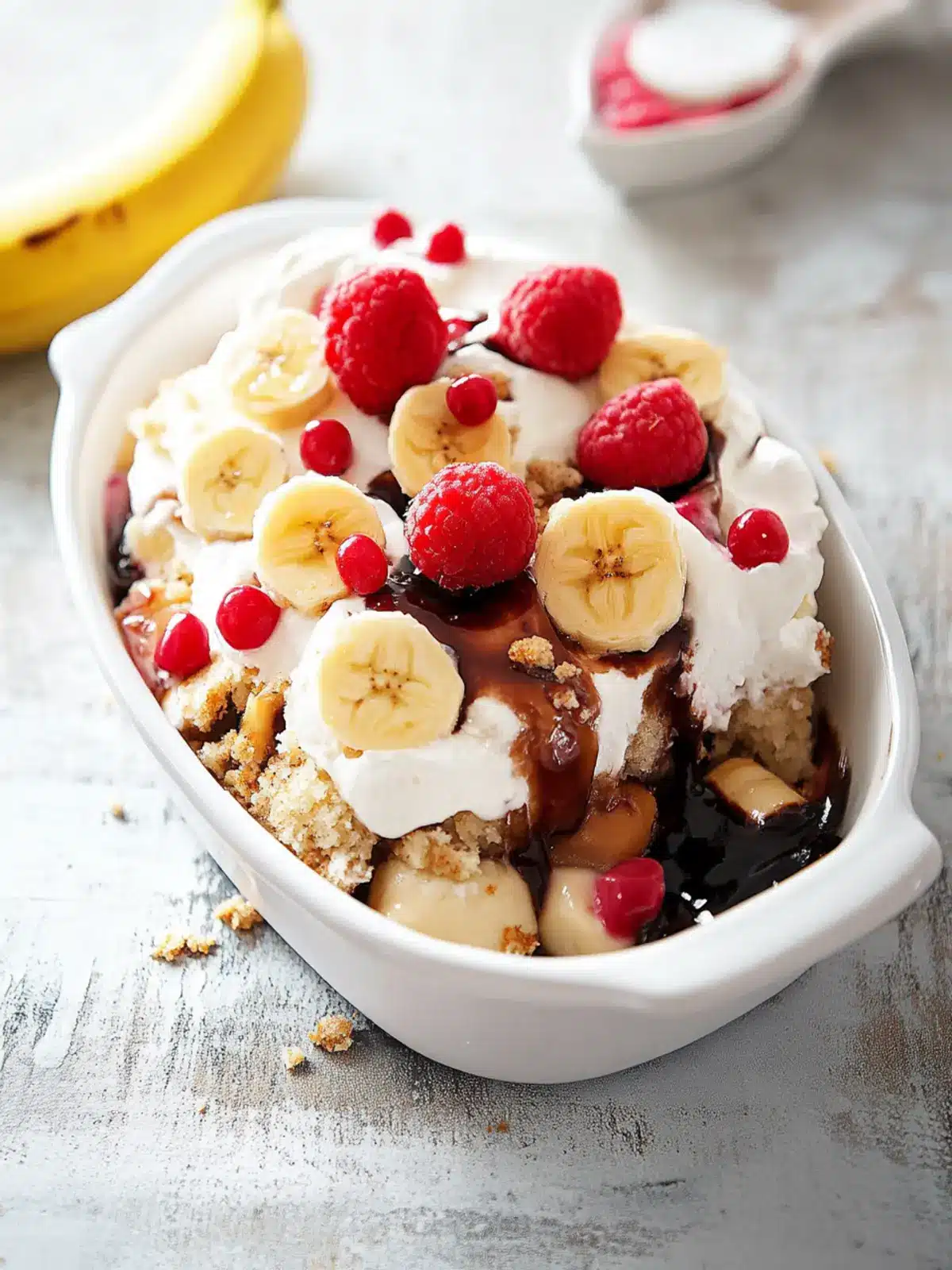 Delicious Banana Split Dump Cake Everyone Will Love 2 Banana Split Dump Cake