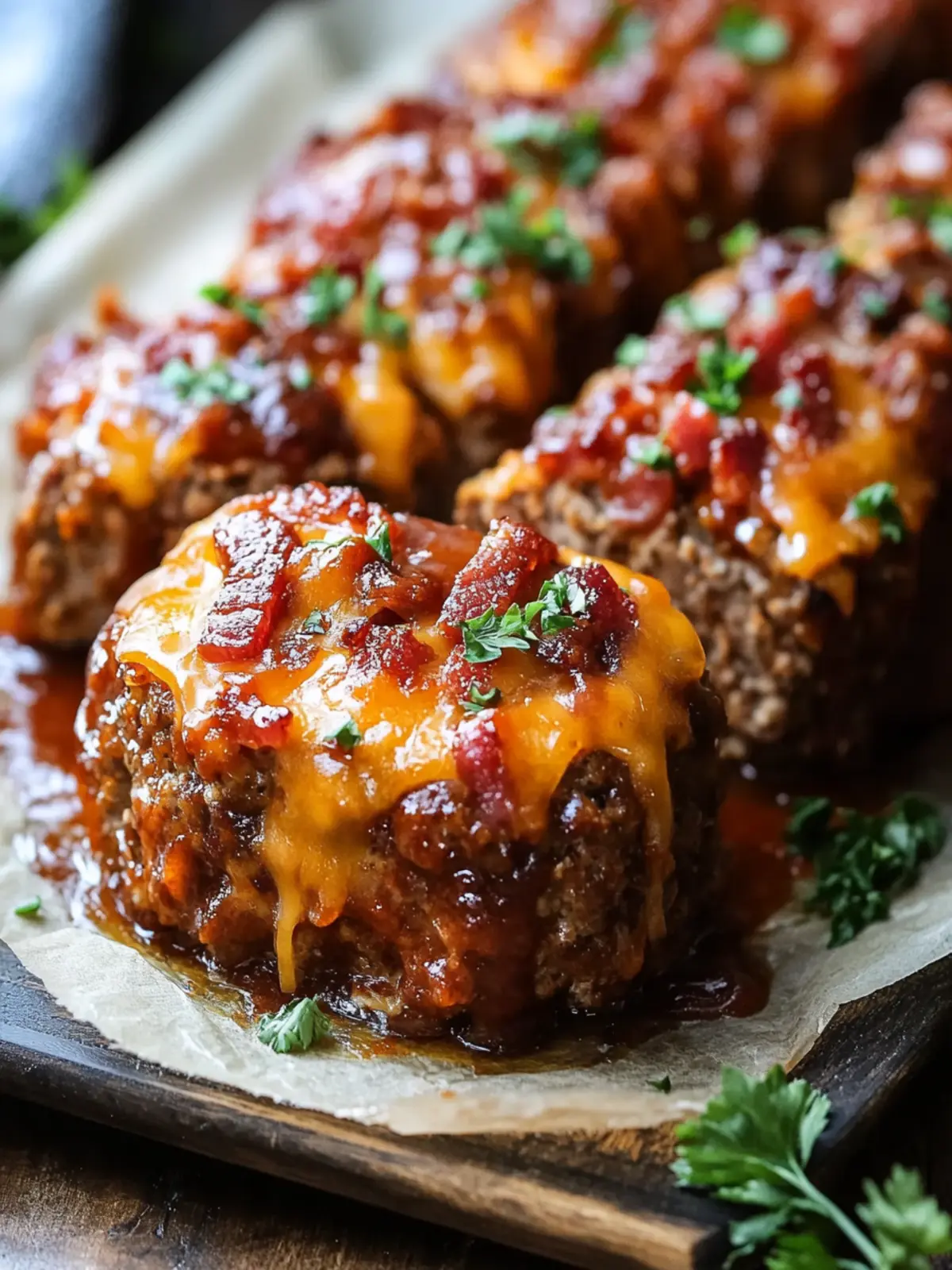 Mini BBQ Bacon Cheddar Meatloaf for a Cozy Family Feast 4 Mini BBQ Bacon Cheddar Meatloaf