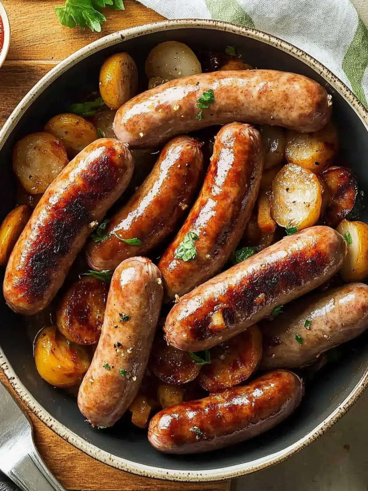 Savory Bratwurst Dinner in Foil Packets for Easy Grilling 3 Bratwurst Dinner