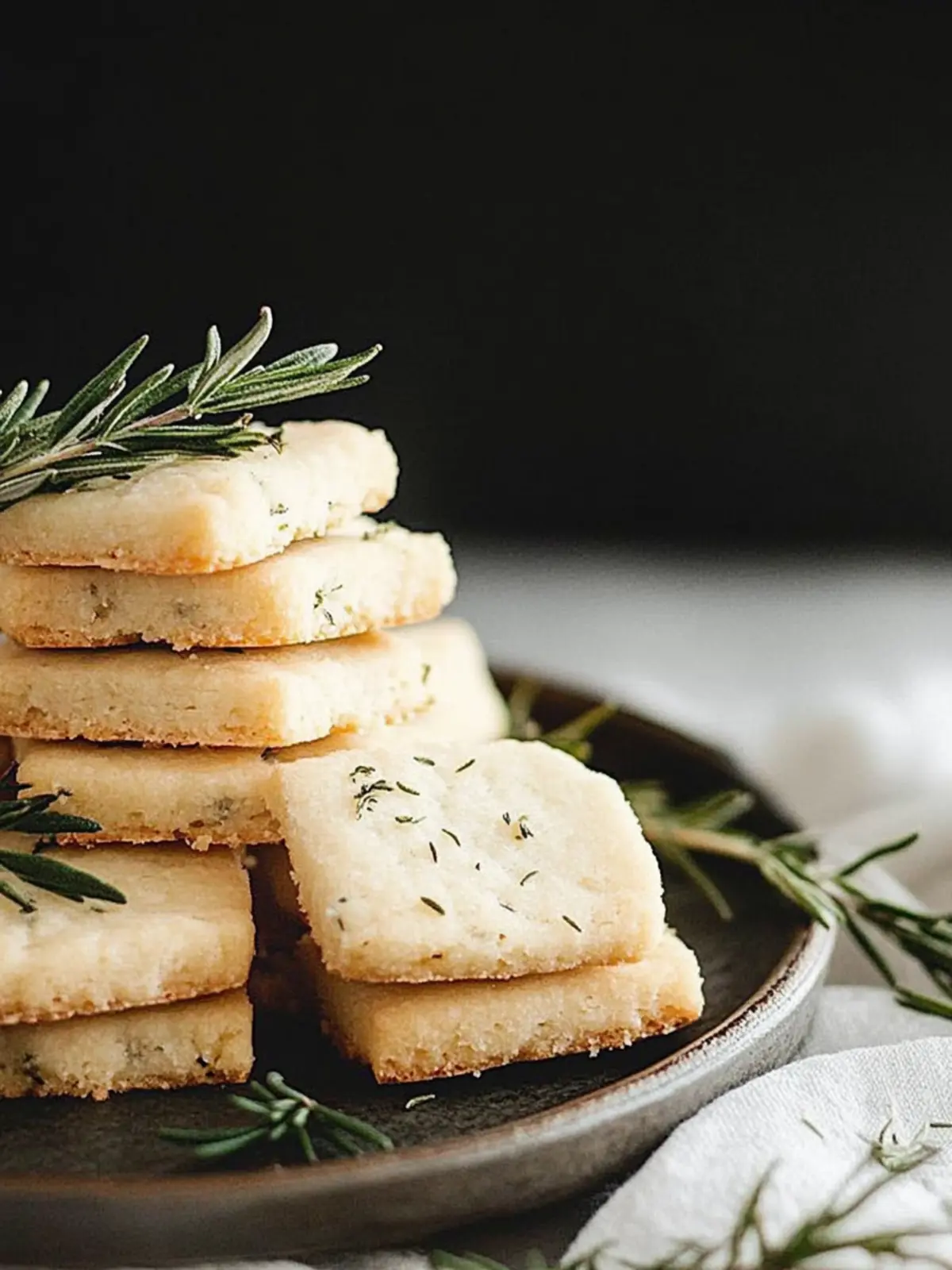Irresistibly Buttery Rosemary Shortbread Cookies Recipe 3 Rosemary Shortbread Cookies