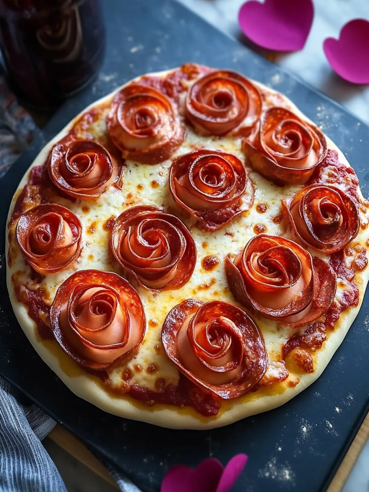 Valentine s Day Pizza Roses: A Heartfelt Homemade Delight 4 Pizza Roses for Valentine s Day