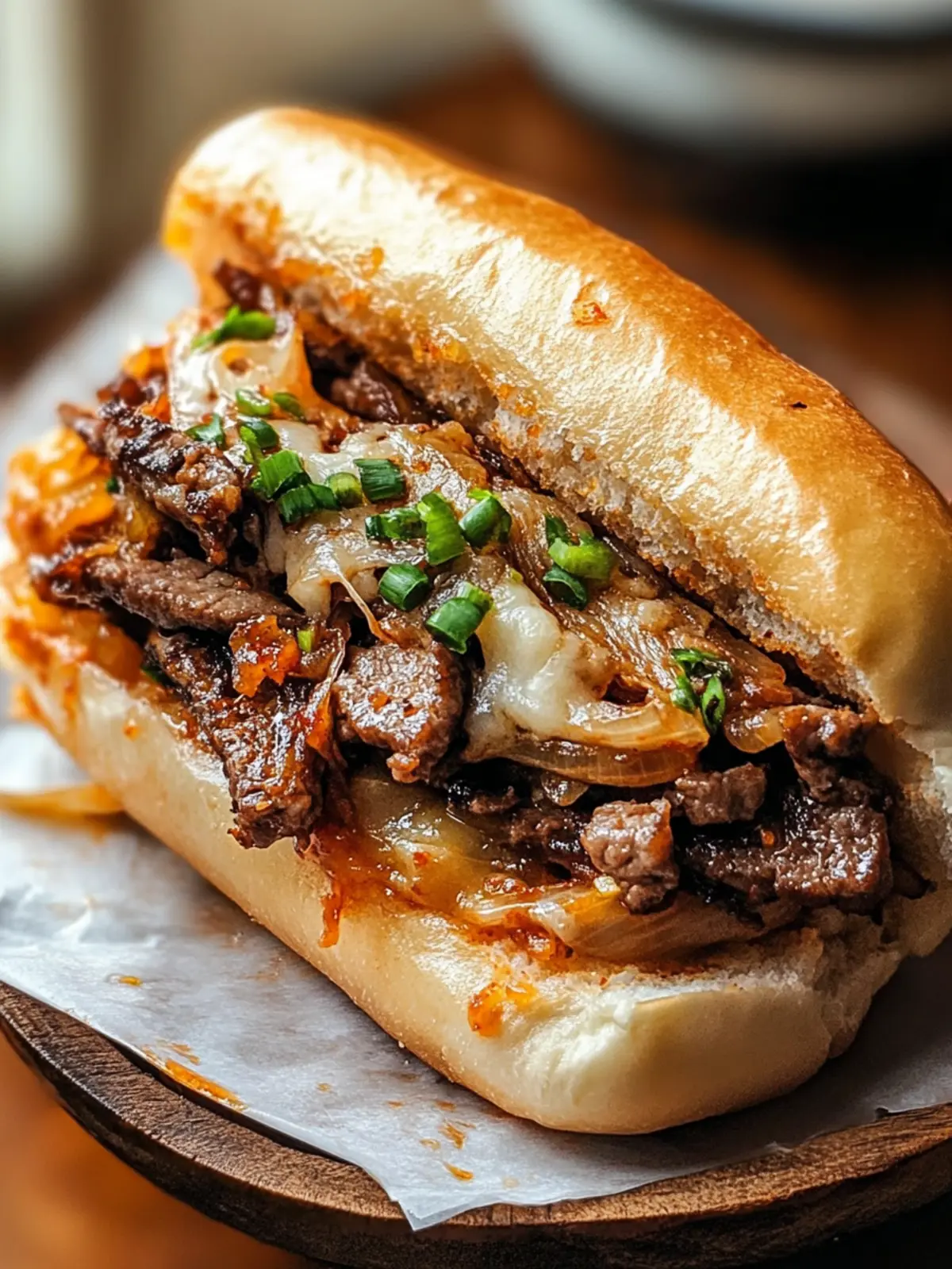 Savory Kimchi Bulgogi Cheesesteak: A Flavor-Packed Treat 4 Kimchi Bulgogi Cheesesteak