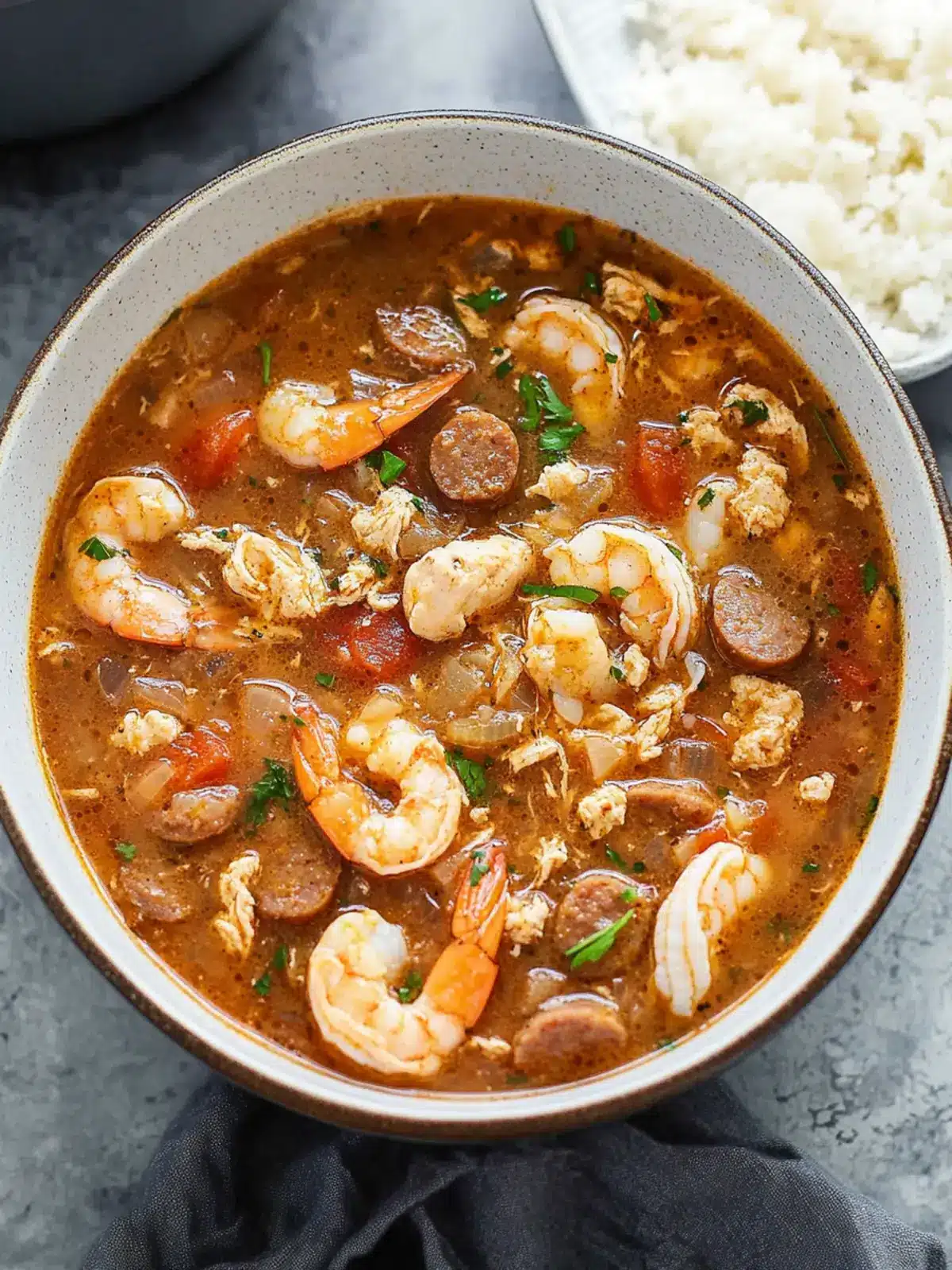 Savory Chicken Seafood & Sausage Gumbo for Cozy Nights 3 Chicken Seafood & Sausage Gumbo