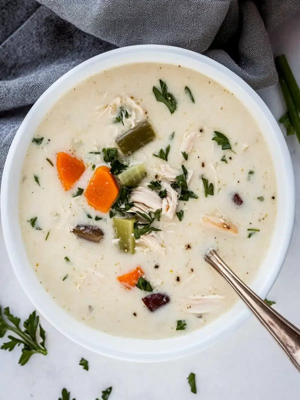 Creamy Chicken Veggie Soup for Cozy Nights In 3 Creamy Chicken Veggie Soup