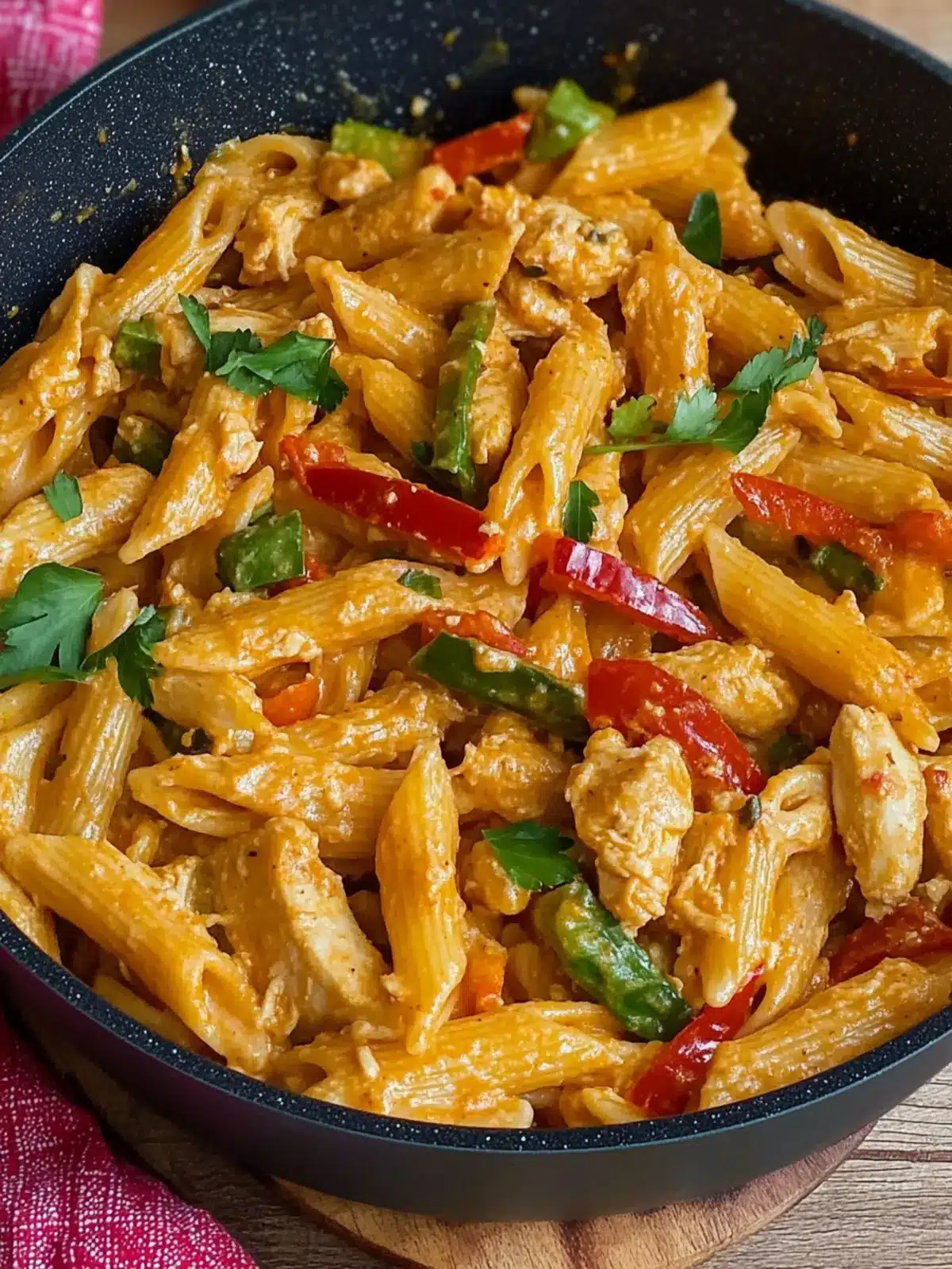 Creamy Chicken Fajita Pasta: Your New Favorite Weeknight Delight 4 Creamy Chicken Fajita Pasta